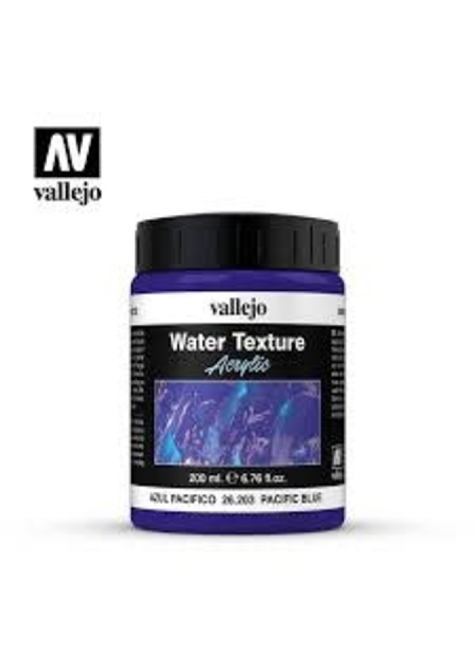 VALLEJO Diorama Effects: Water Texture: Pacific Blue (200 ml)