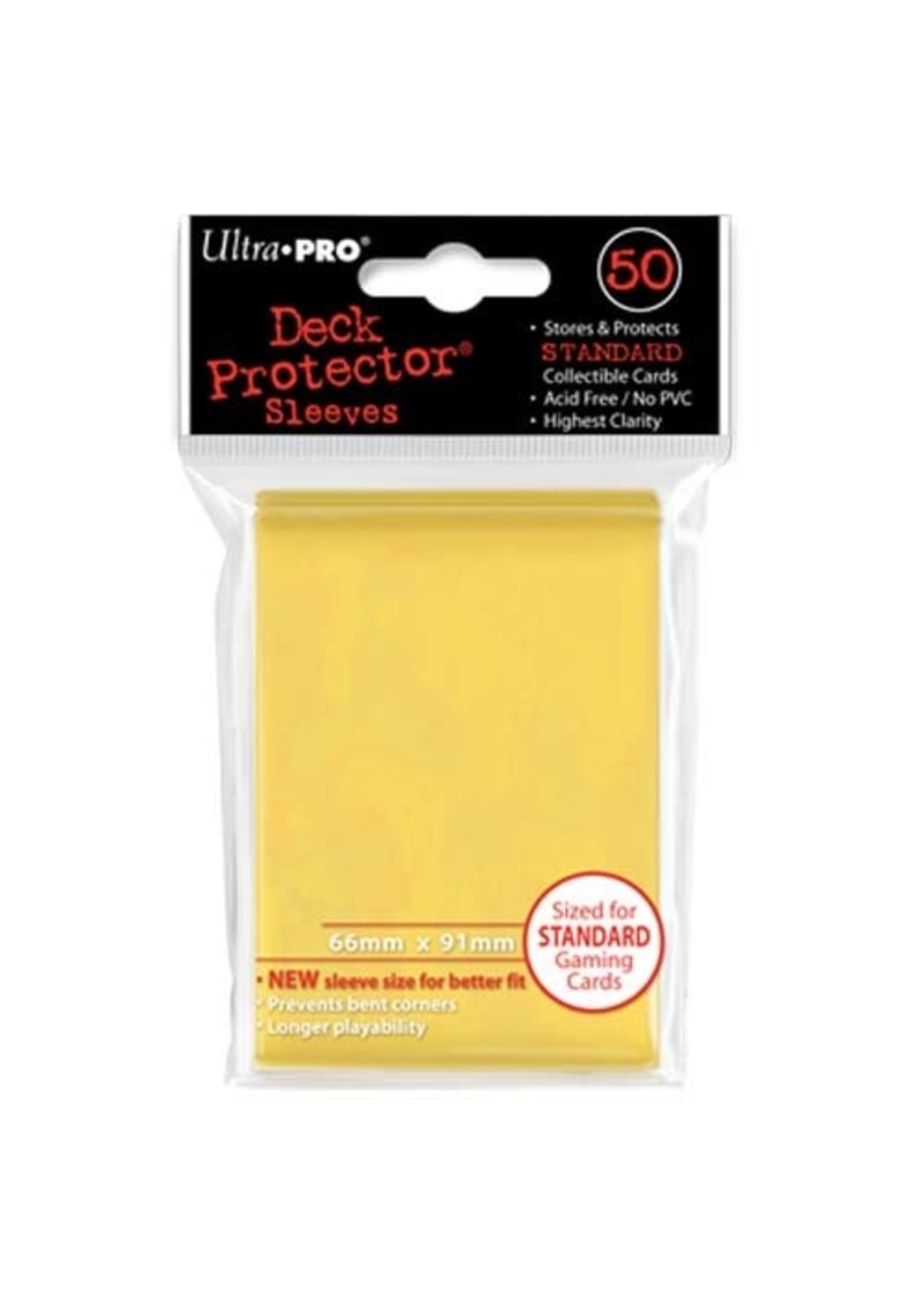 Ultra Pro Deck Protector Sleeves Yellow (50)