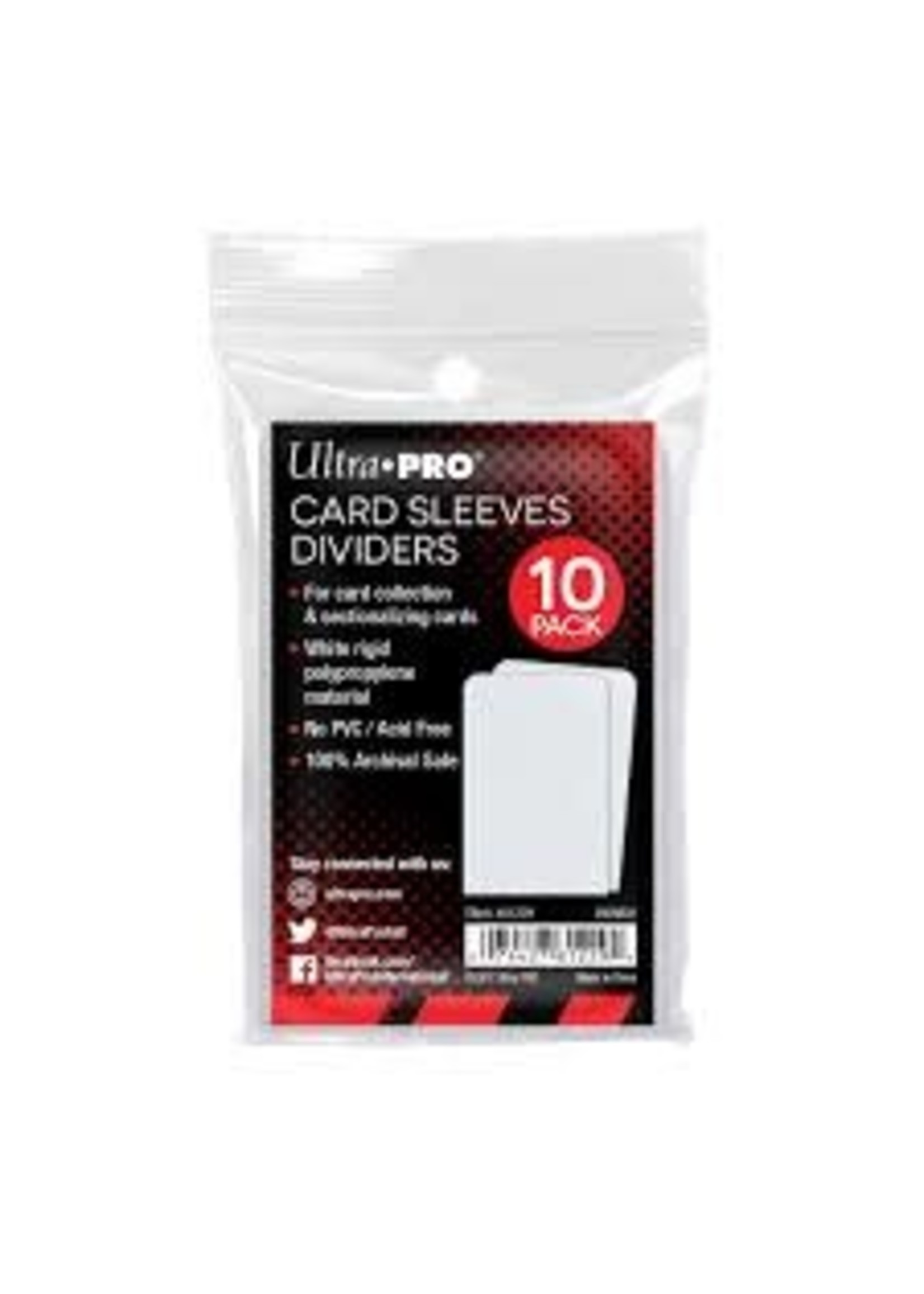 Ultra Pro Card Sleeve Dividers (10)