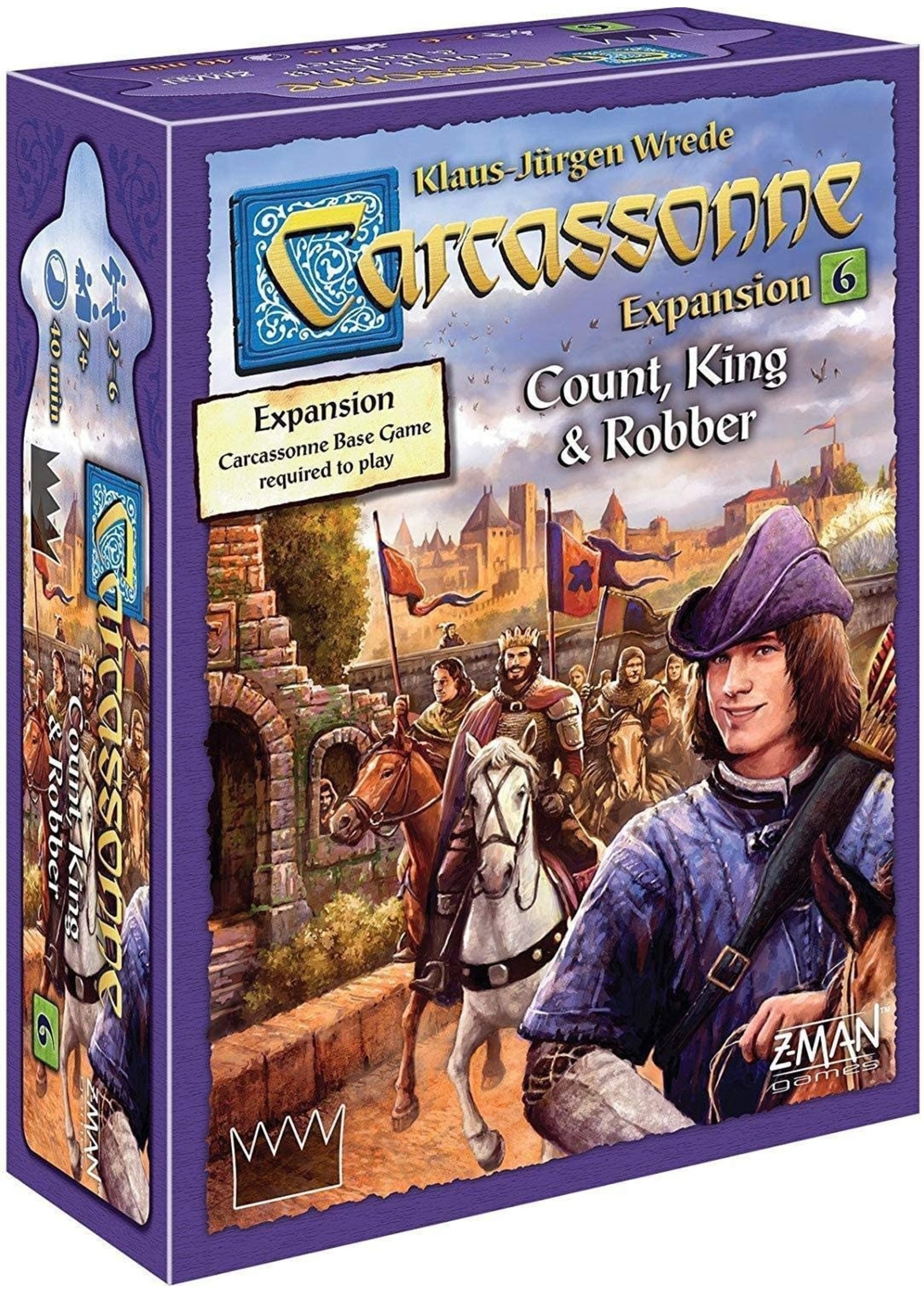 Z-Man Games Carcassonne Exp 6: Count, King & Robber
