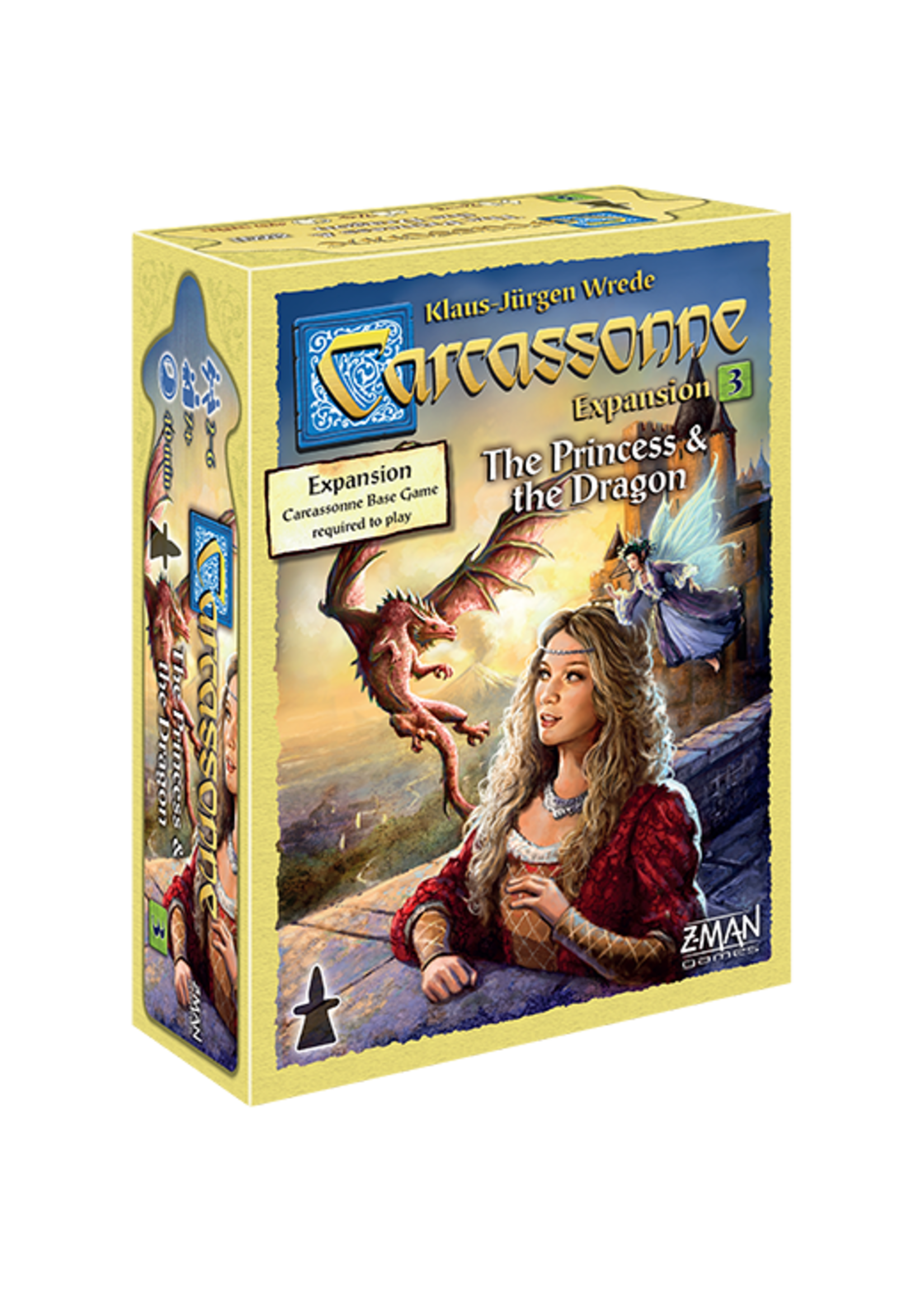 Z-Man Games Carcassonne Exp 3: The Princess & the Dragon