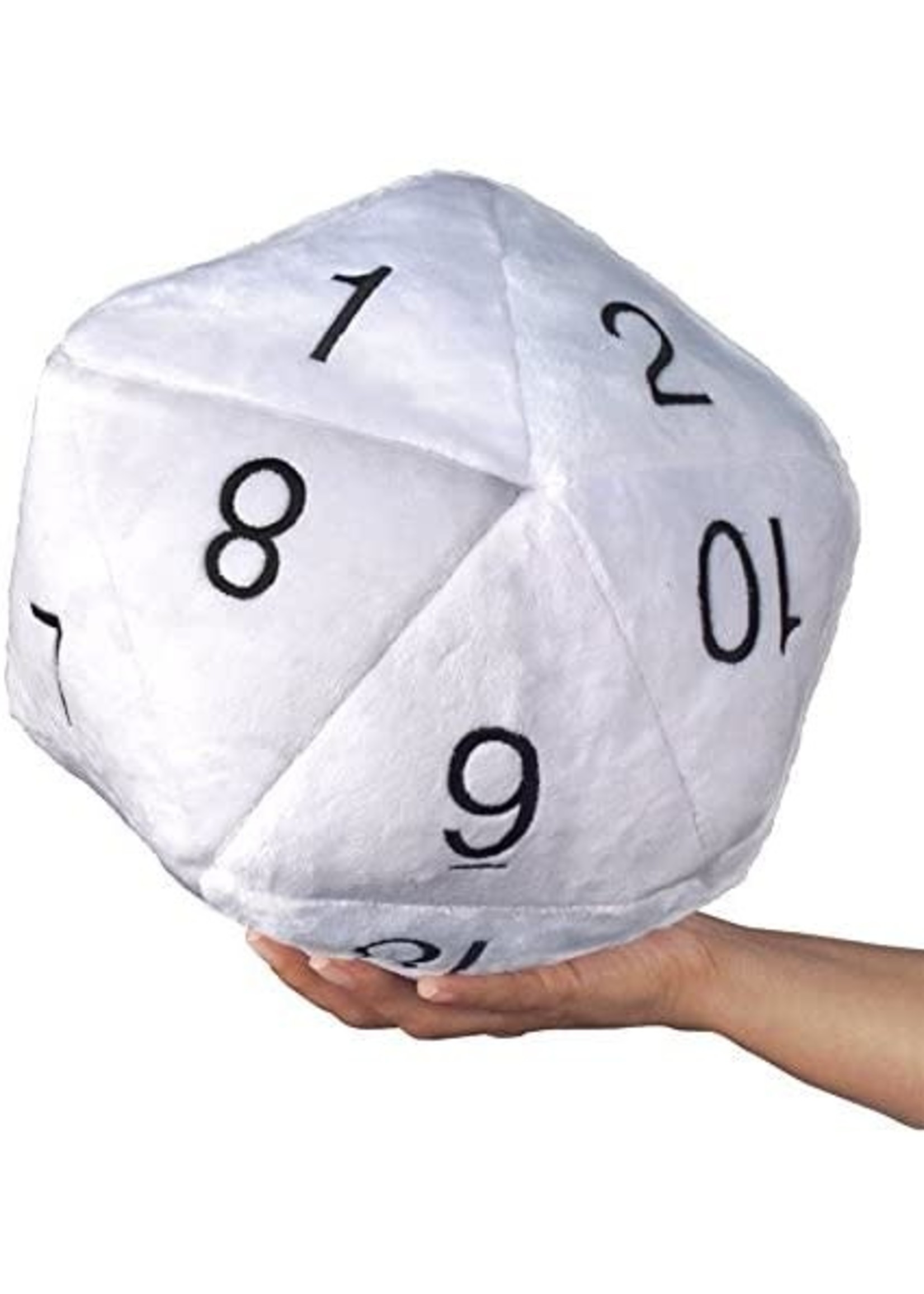 Ultra Pro Jumbo Plush D20 White/black