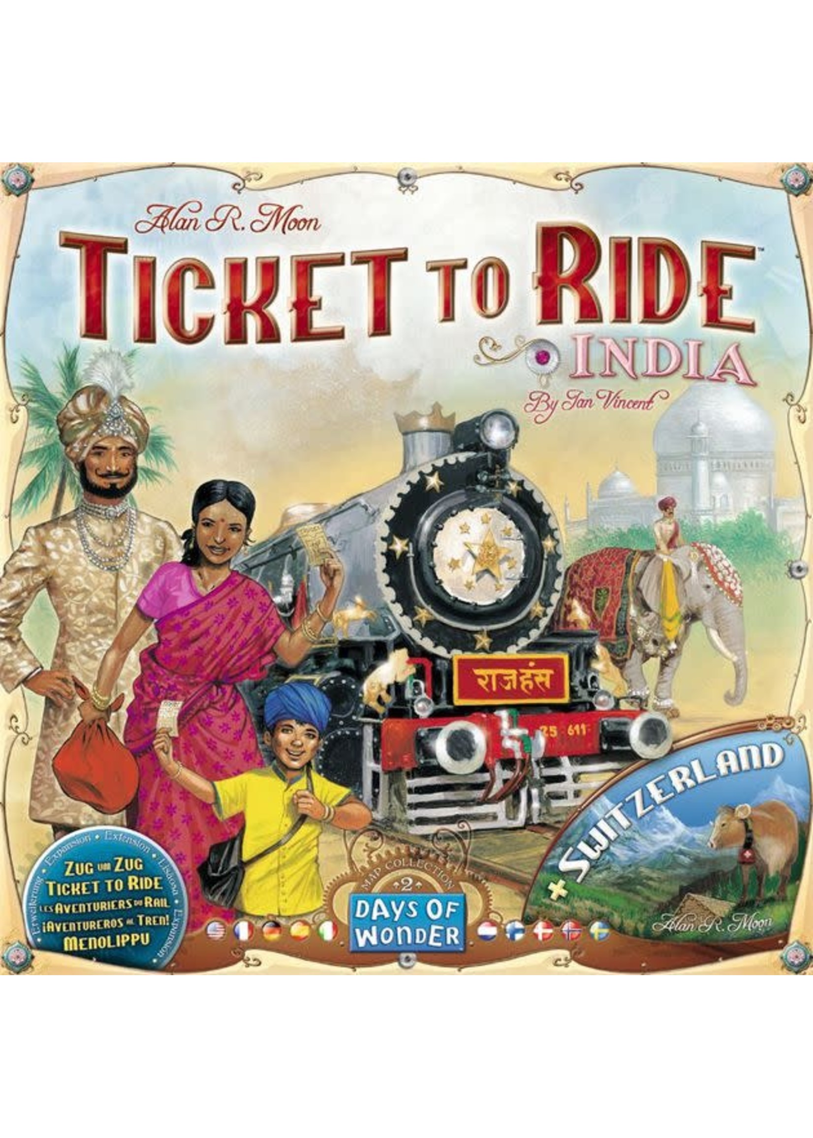 Days of Wonder Ticket to Ride: India Map Collection 2