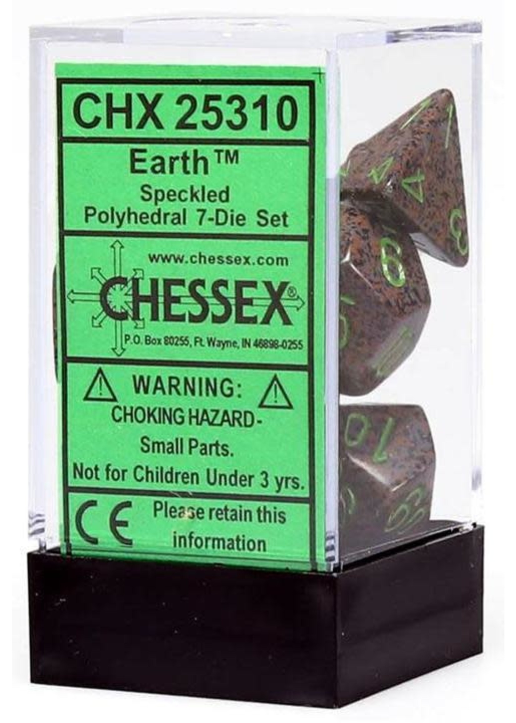 Chessex Speckled Poly 7 set: Earth