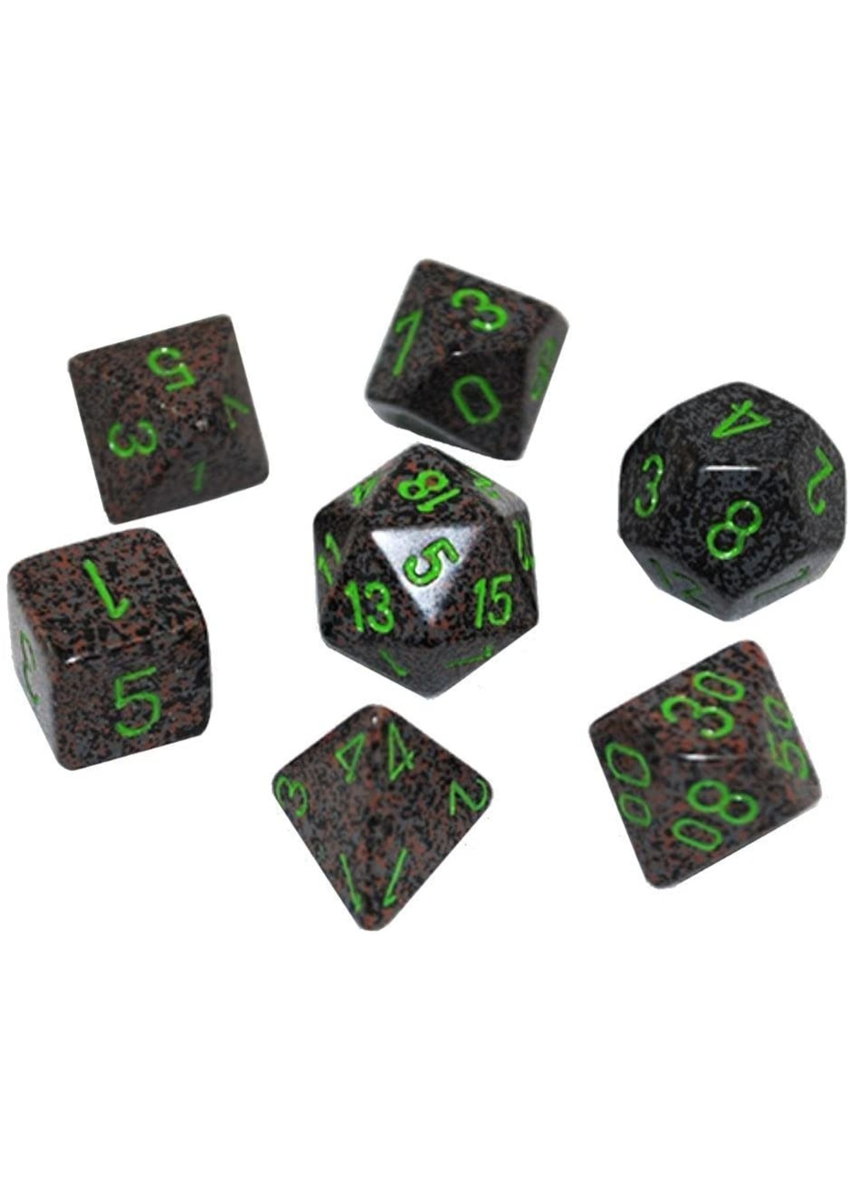 Chessex Speckled Poly 7 set: Earth