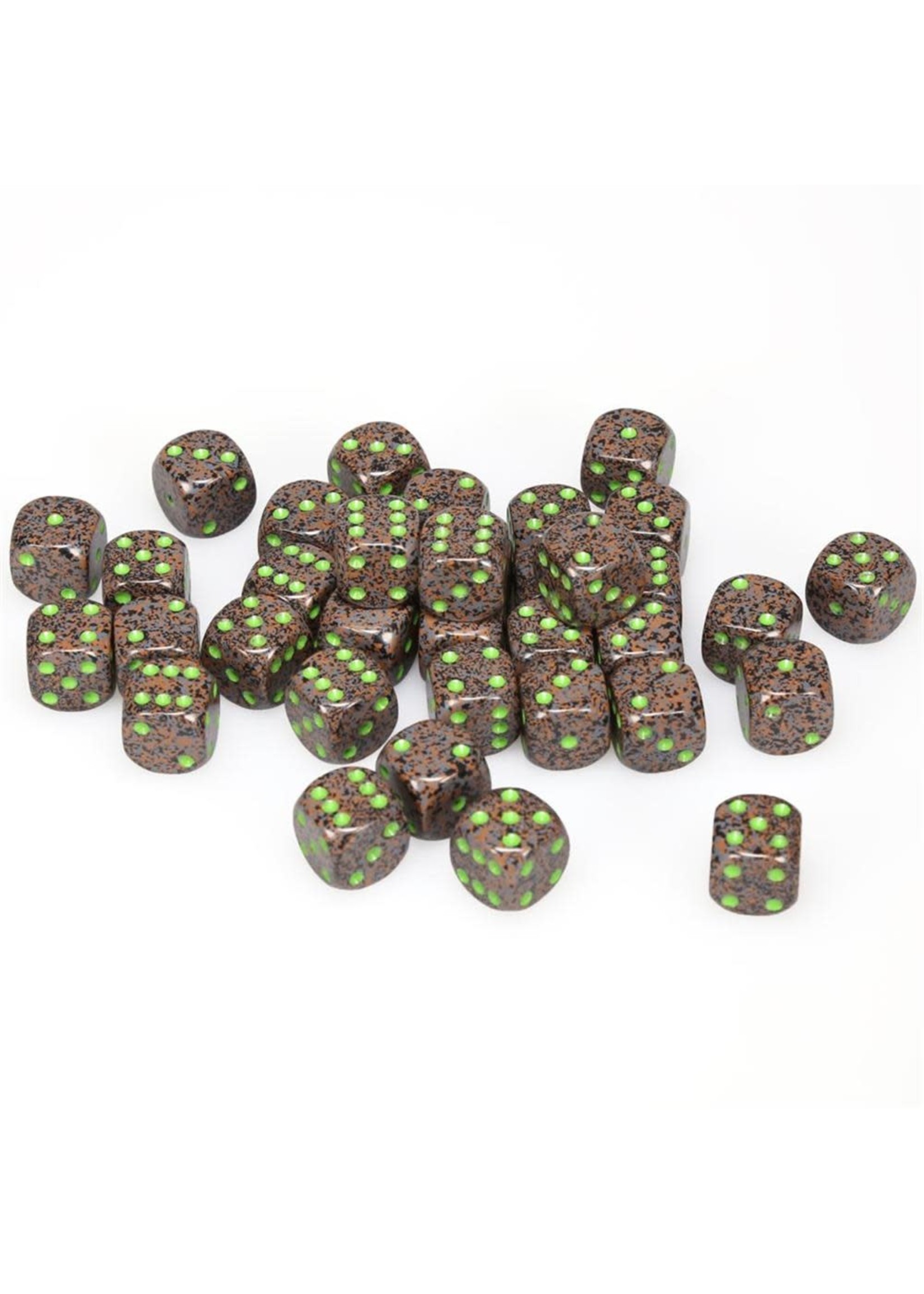 Chessex d6 Cube 12mm Speckled Earth (36)