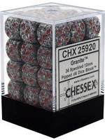 Chessex d6 Cube 12mm Speckled Granite (36)