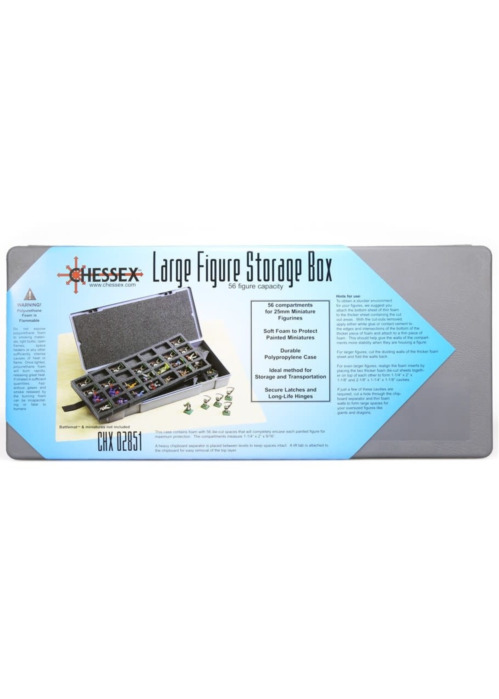 Chessex FigureStorage Box LG 56ct