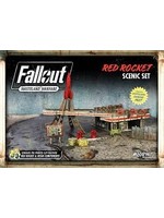 Modiphius Fallout Wasteland Warfare Red Rocket Scenic Set