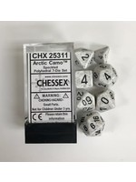 Chessex Speckled Poly 7 set: Arctic Camo