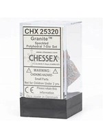 Chessex Speckled Poly 7 set: Granite