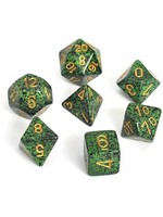 Chessex Speckled Poly 7 set: Golden Recon
