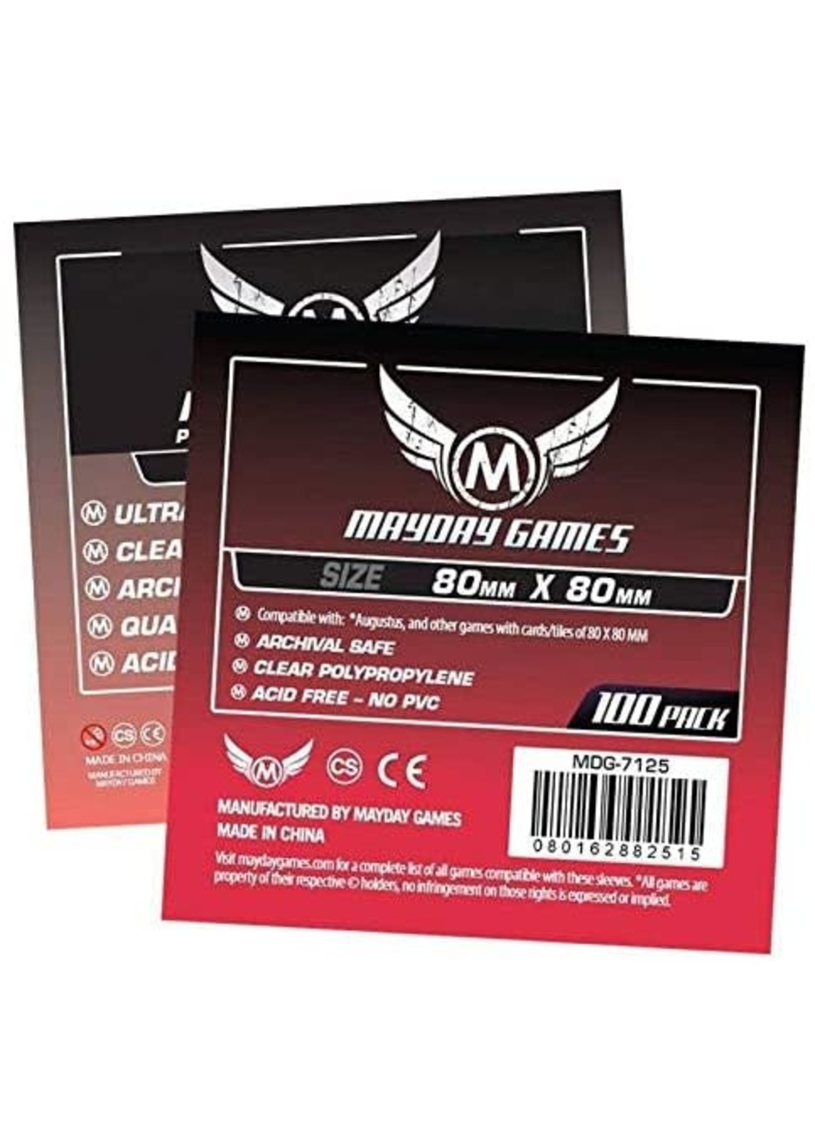 Mayday Games Mayday Sleeves 80mmx80mm