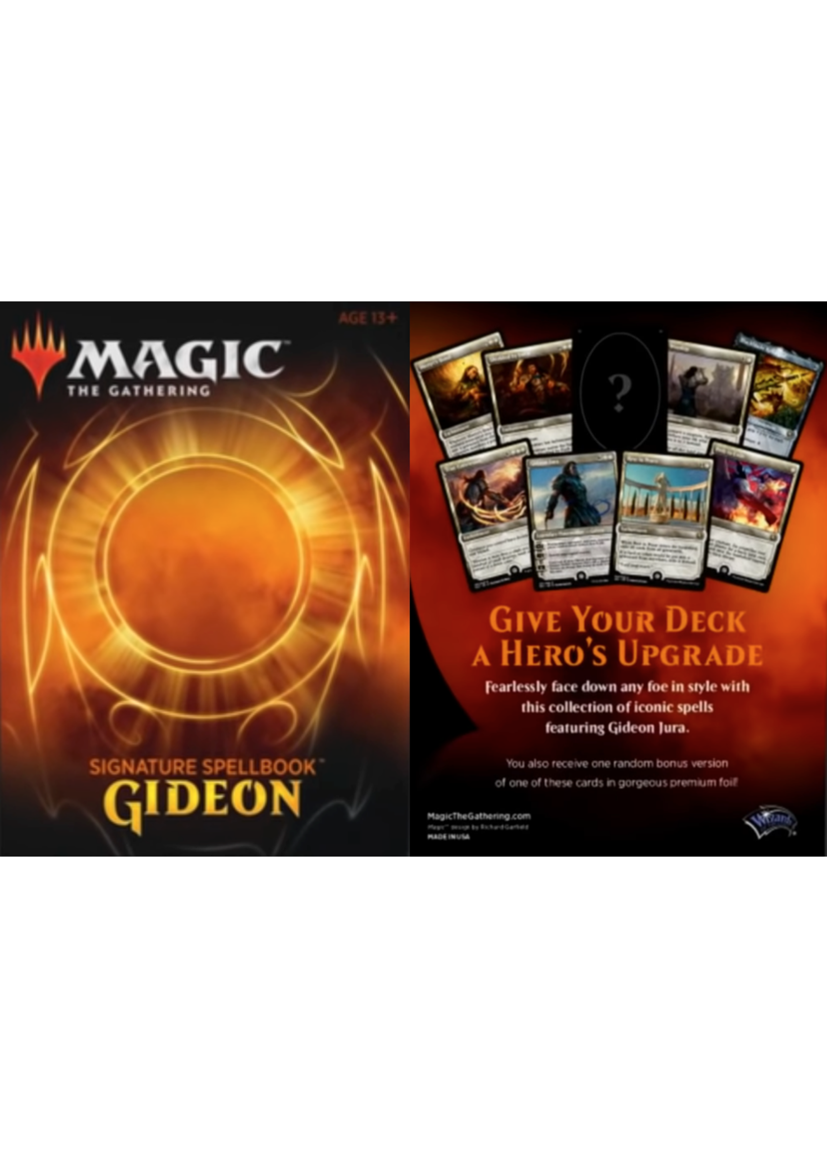 Wizards of the Coast MTG Gideon Signature Spellbook
