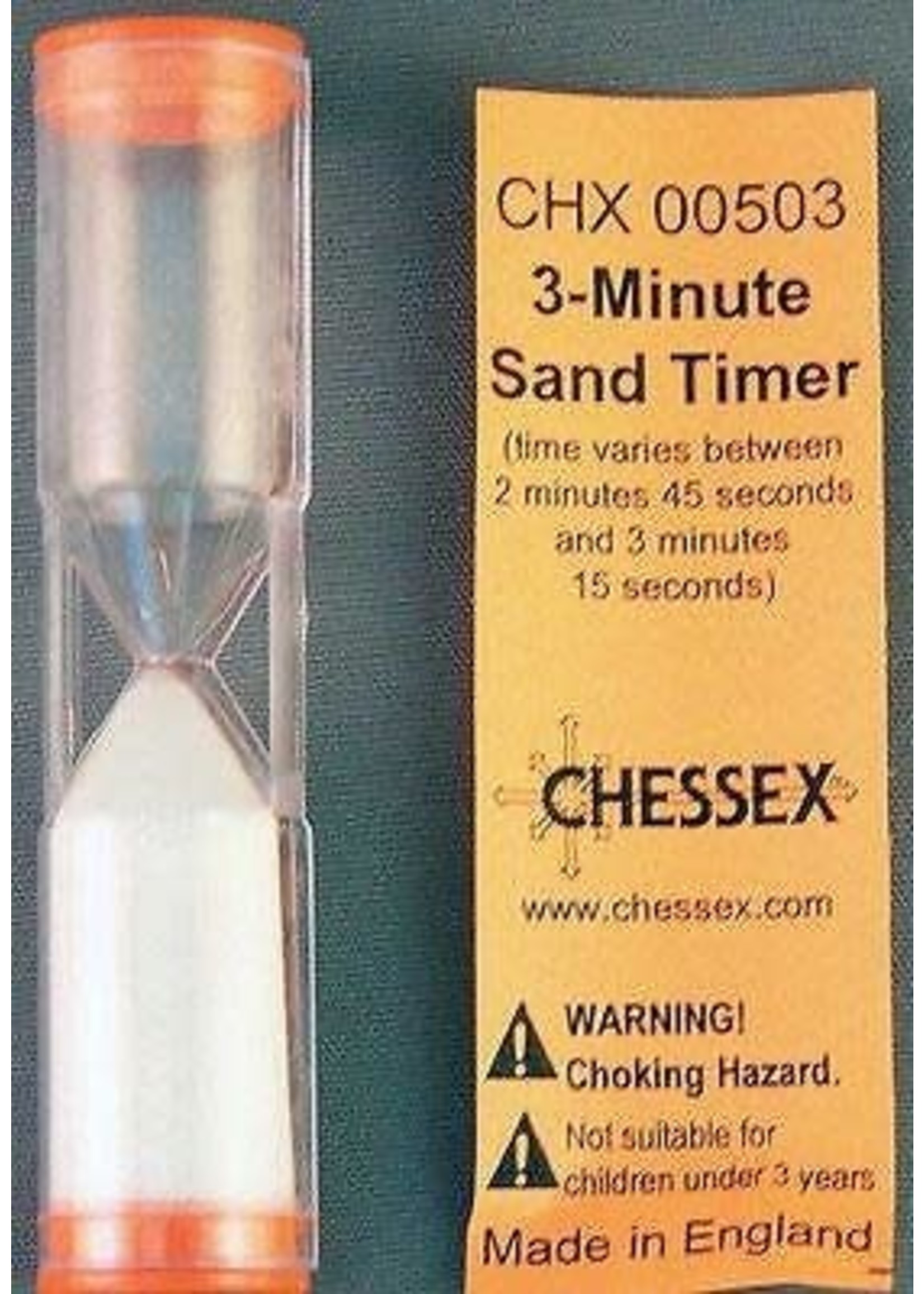 Chessex 3 Minute Sand Timer