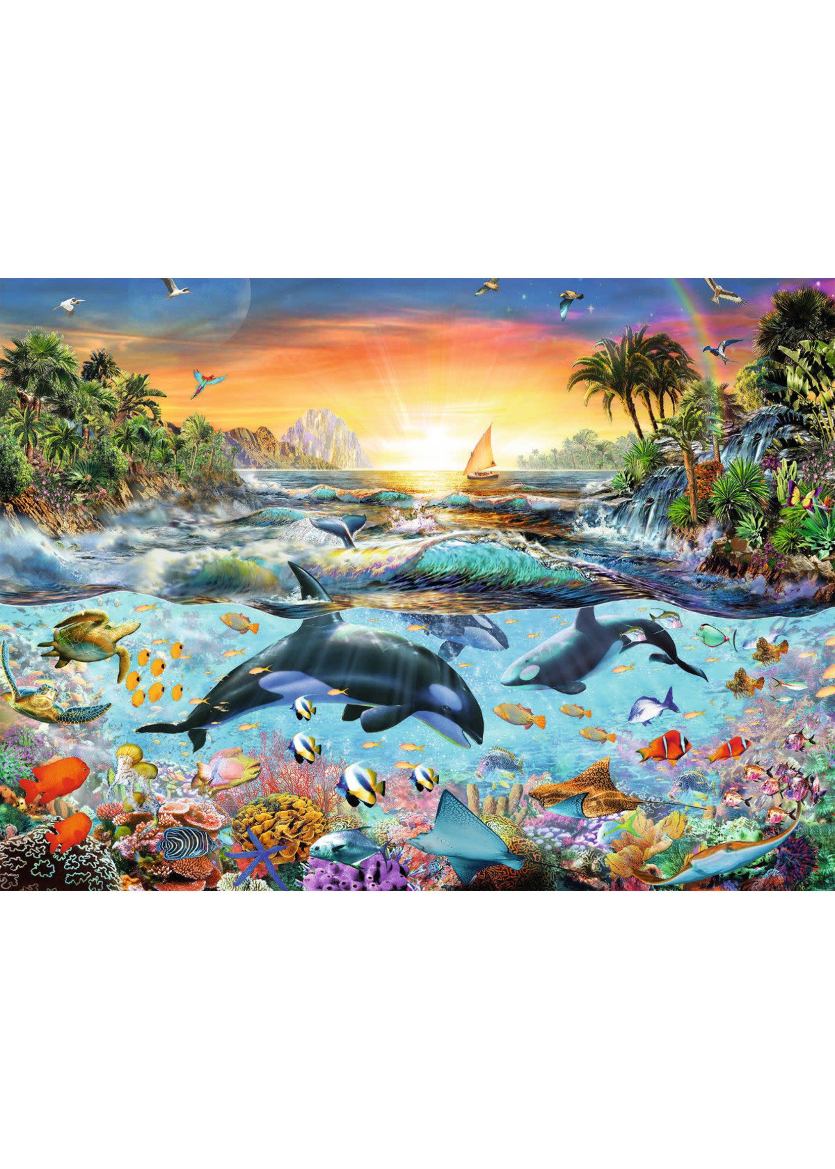 Ravensburger 200pc XXL puzzle Orca Paradise