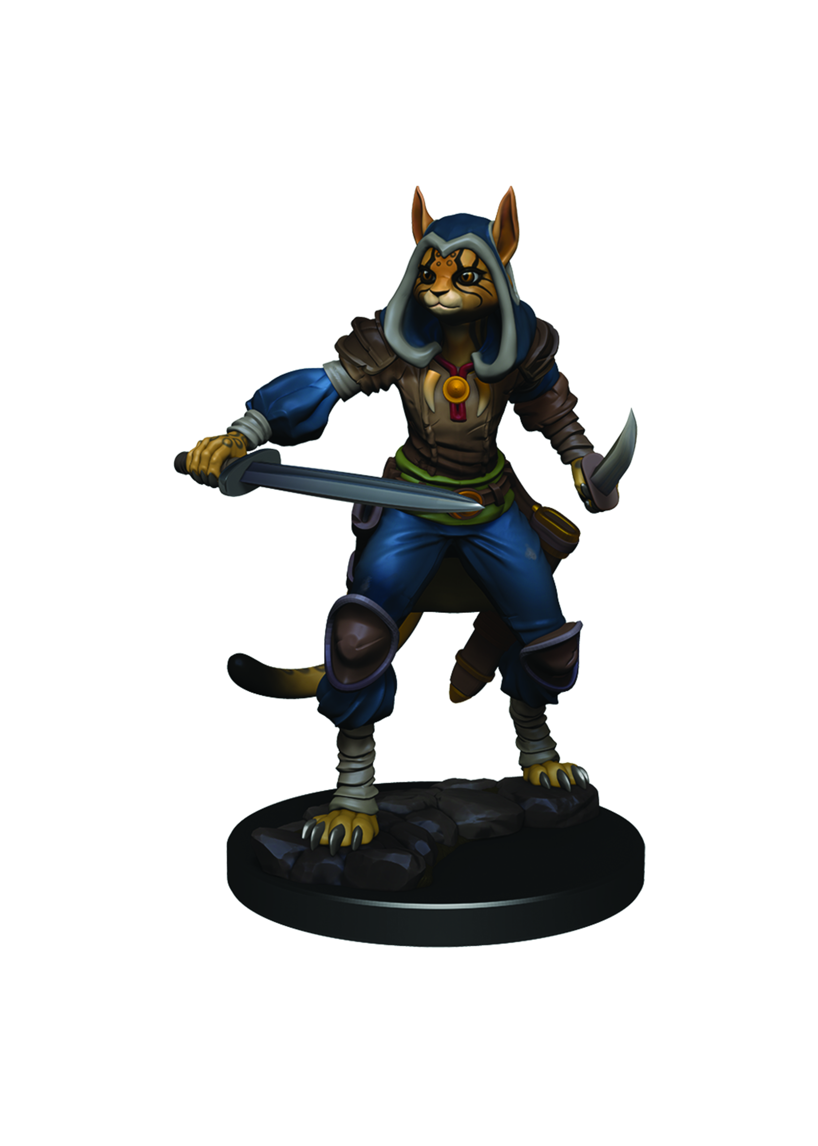 WizKids D&D Icons of the Realms Premium Figures: Female Tabaxi Rogue