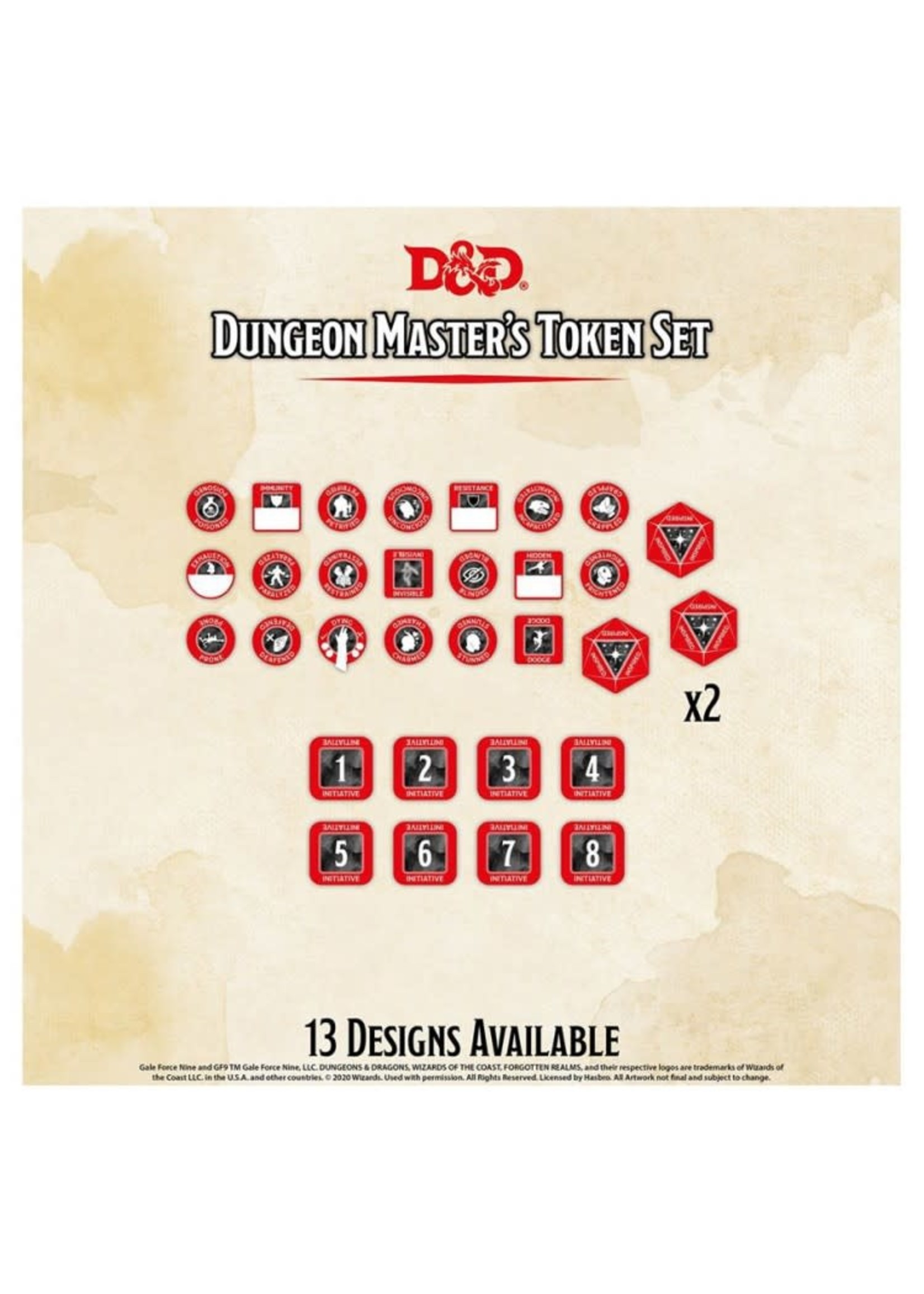Gale Force 9 D&D 5th: Dungeon Master Character Tokens