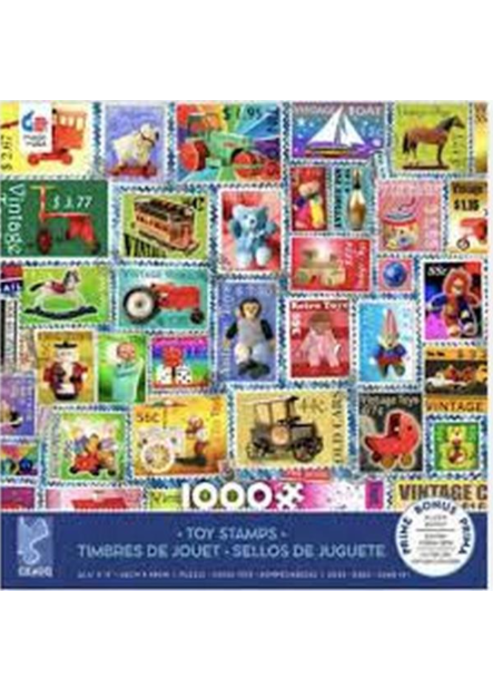 CEACO 1000pc puzzle - Toy Stamps