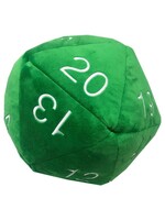 Ultra Pro Jumbo Plush D20 Green/White