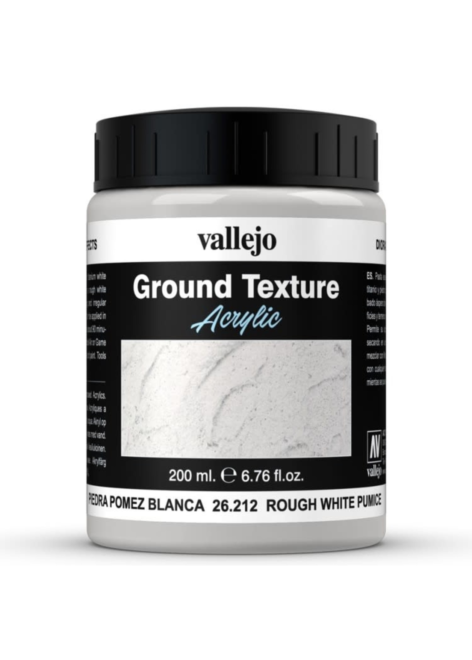 VALLEJO Diorama Effects: Ground Texture: Rough White Pumice (200 ml)