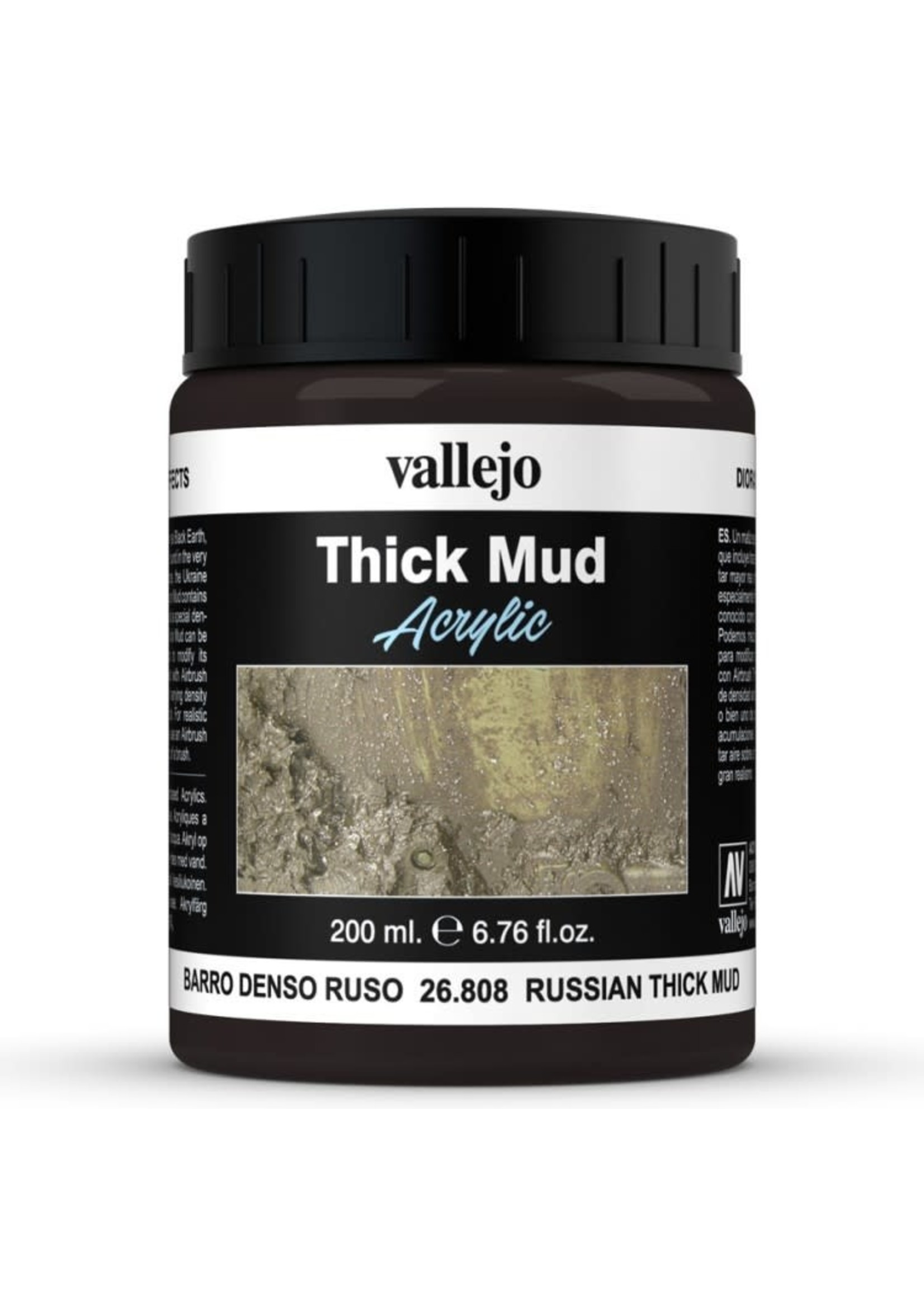 VALLEJO Diorama Effects: Thick Mud: Russian Mud (200 ml)
