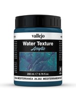 VALLEJO Diorama Effects: Water Texture: Mediterranean Blue (200 ml)