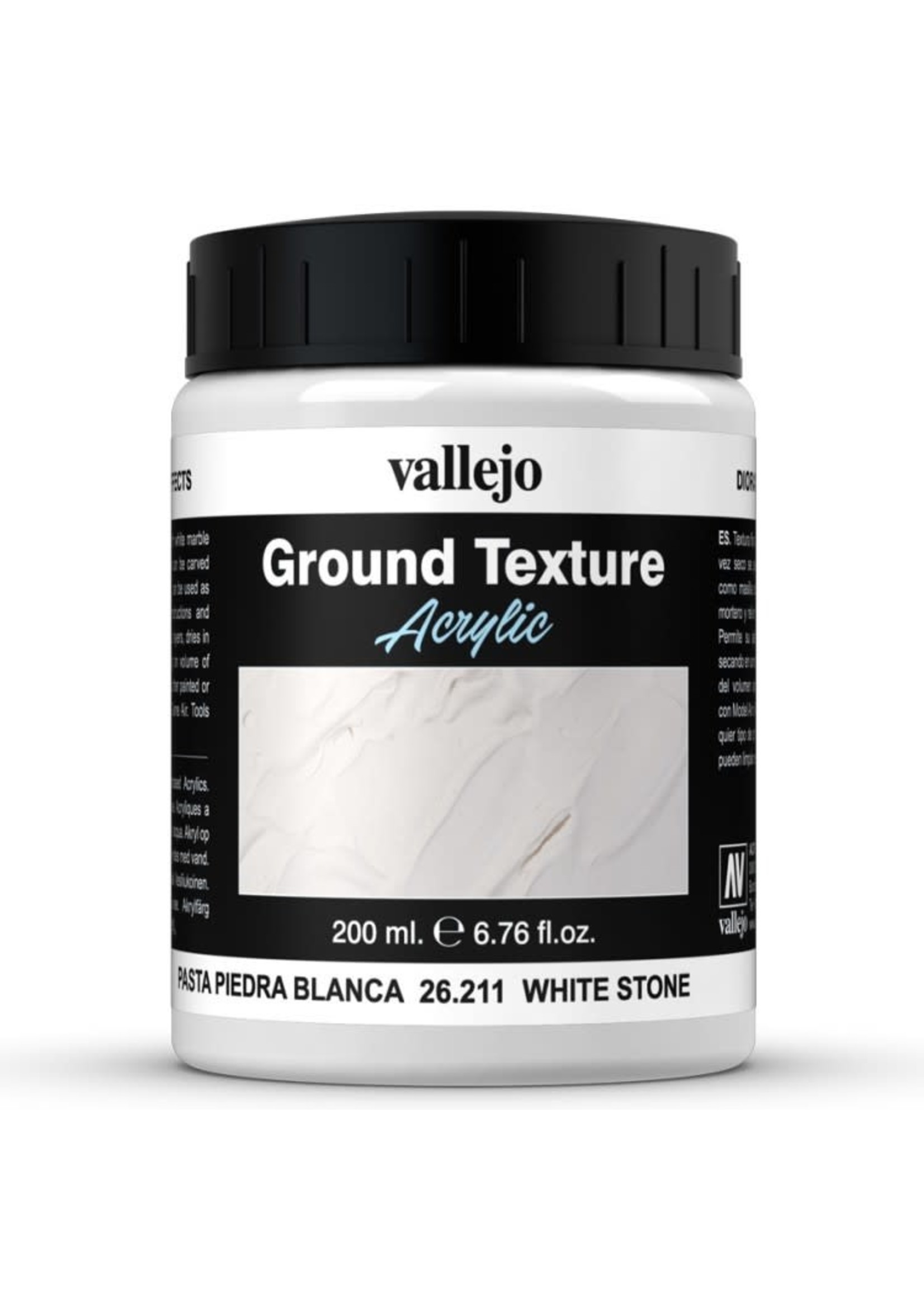 VALLEJO Diorama Effects: Ground Texture: White Stone (200 ml)