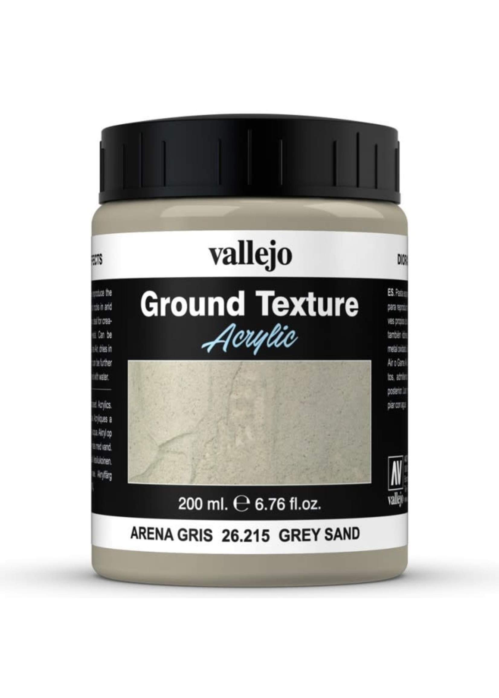 VALLEJO Diorama Effects: Ground Texture: Grey Sand (200 ml)