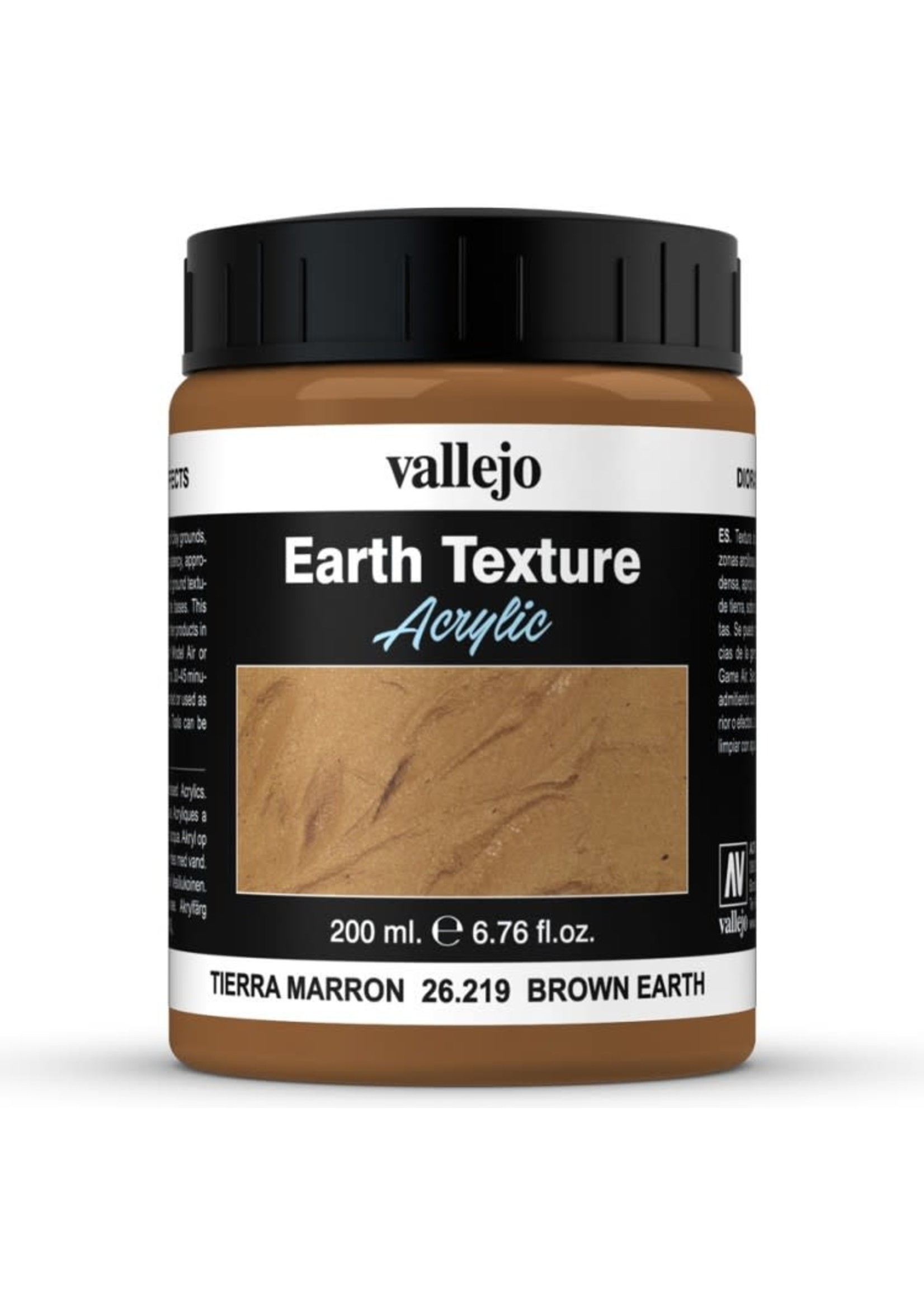 VALLEJO Diorama Effects: Earth Texture: Brown Earth (200 ml)