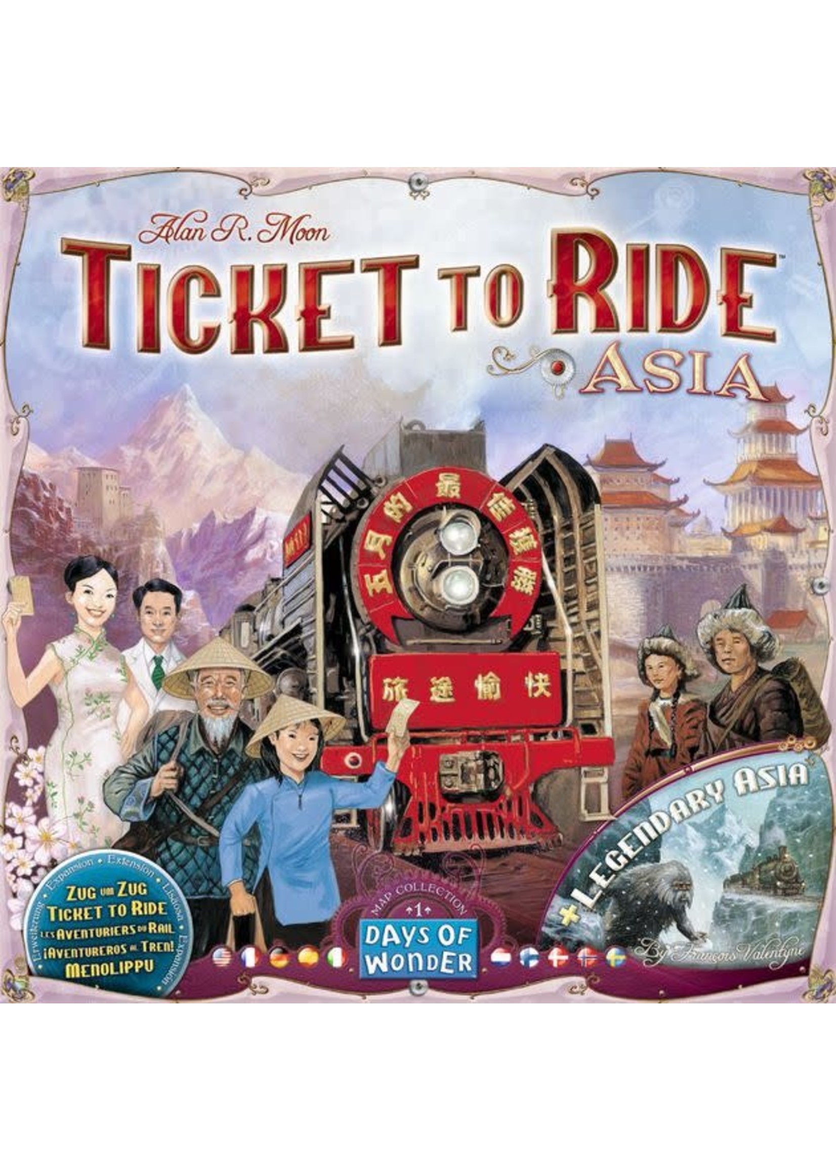 RENTAL - Ticket to Ride: Asia 1 Lb 13.1 oz