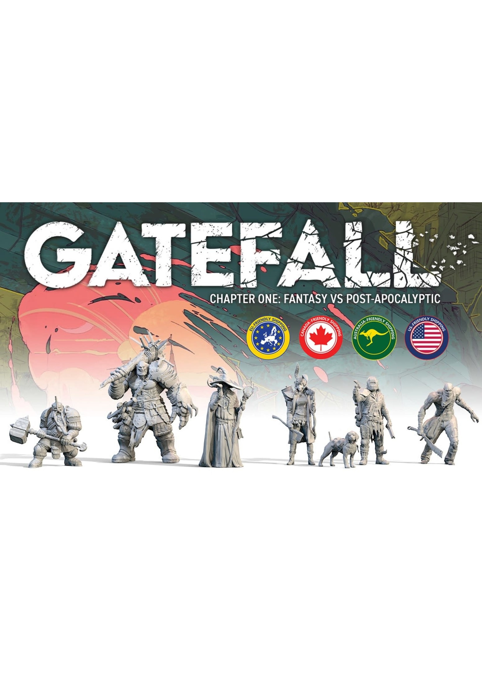 RENTAL - Gatefall with Kickstarter Exclusives 6 lb