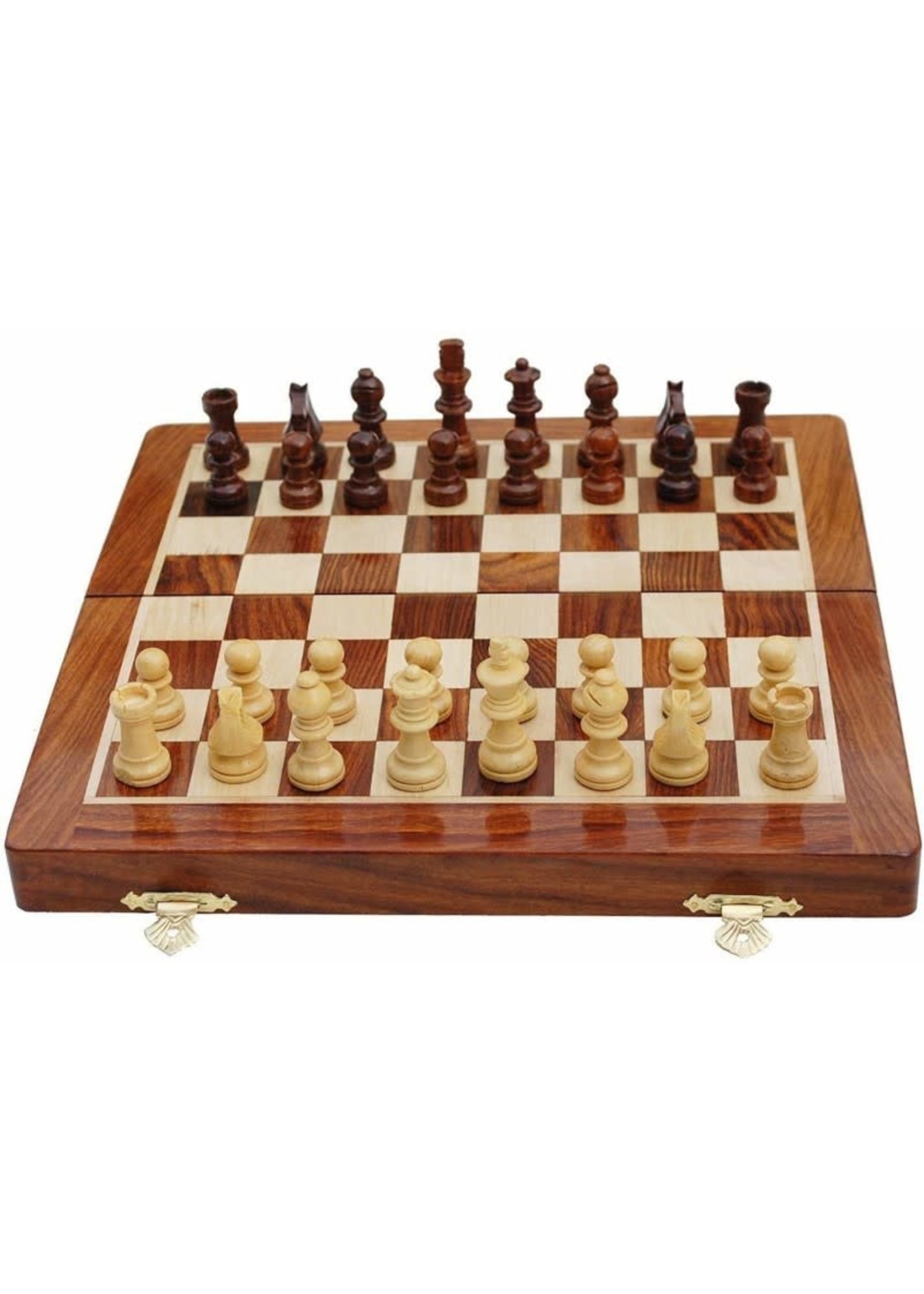 RENTAL - Wooden Chess Board 1 Lb 9.4 oz