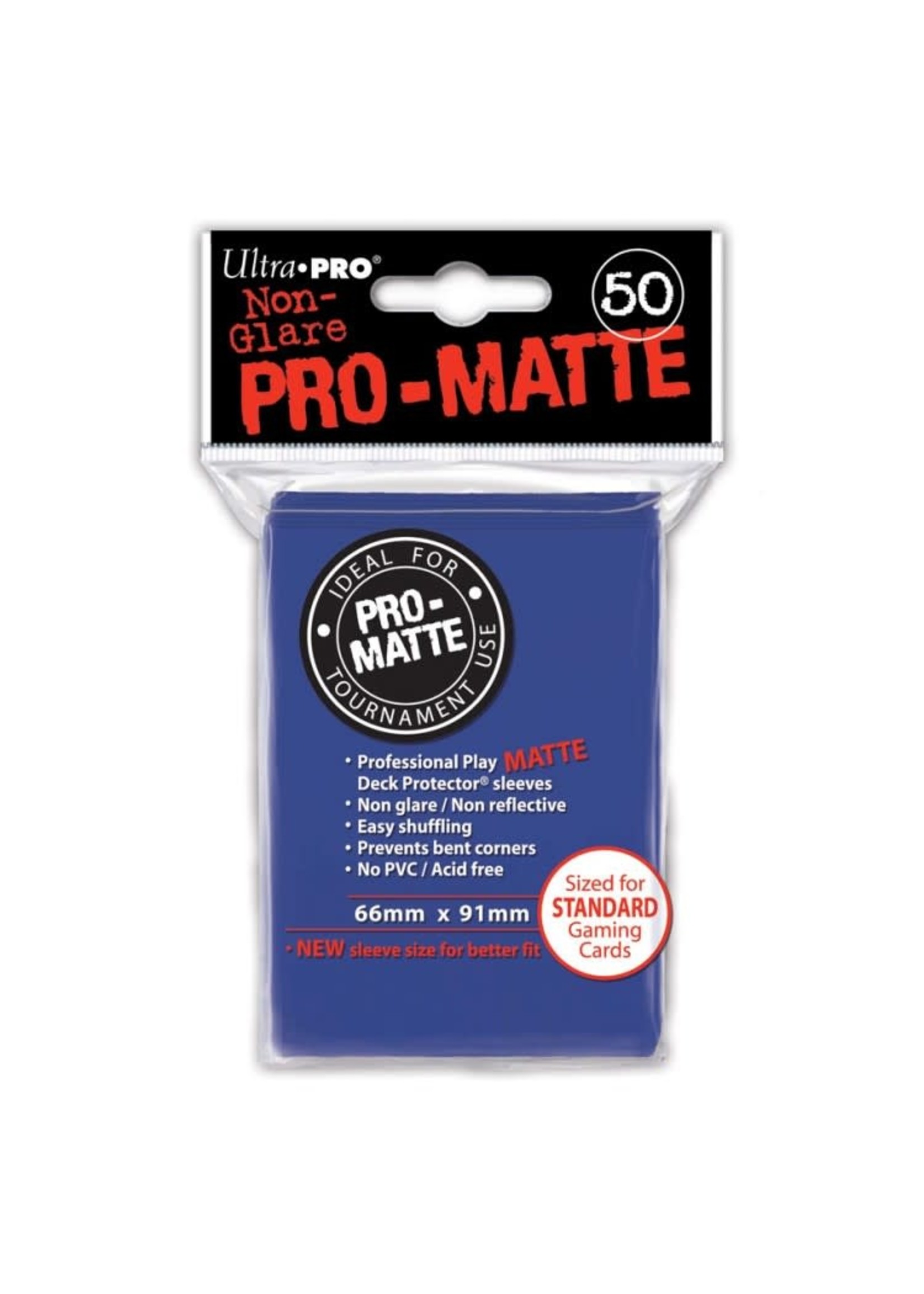 Ultra Pro Deck Protector Sleeves Pro-Matte Blue (50)