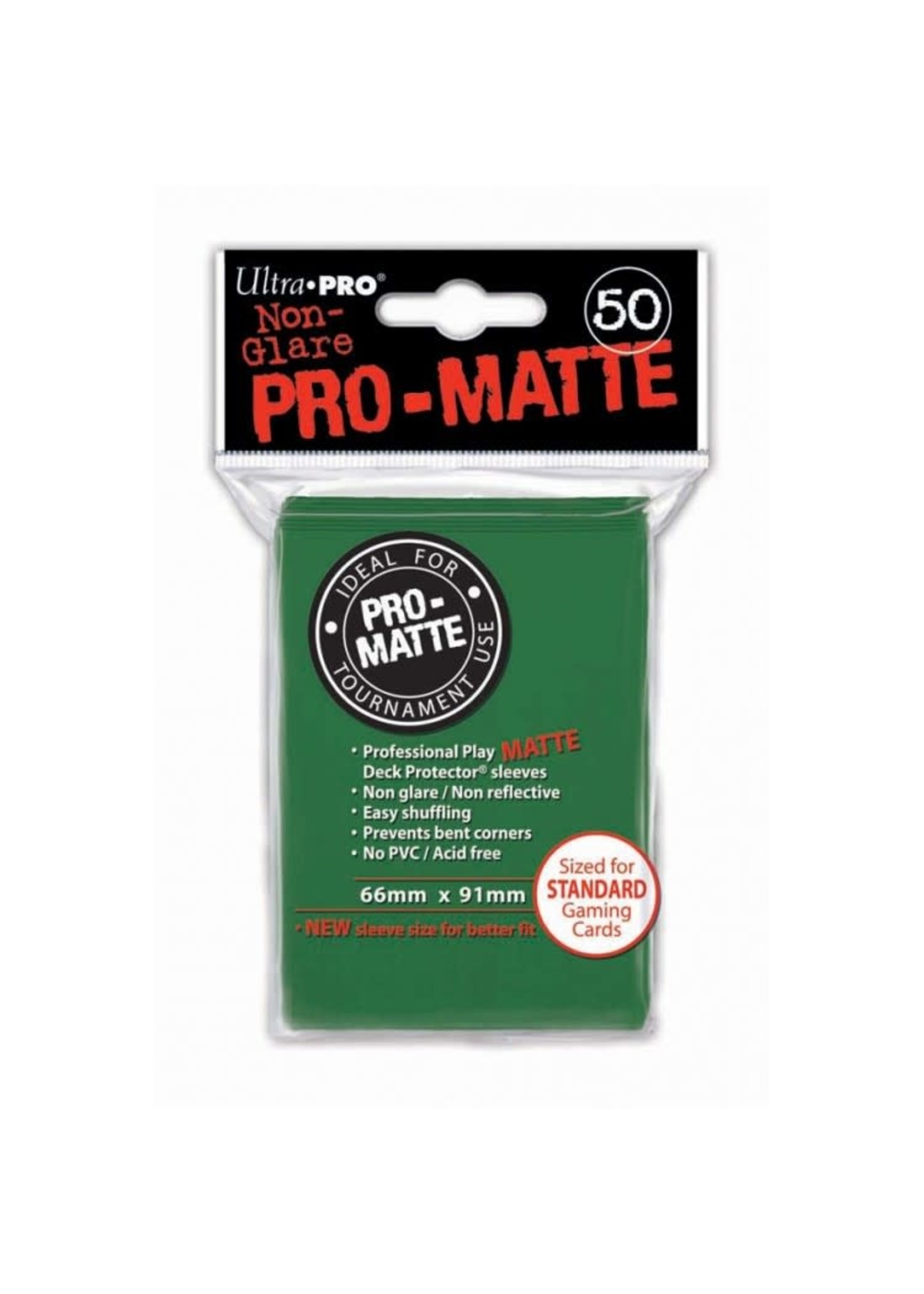 Ultra Pro Deck Protector Sleeves Pro-Matte Green (50)