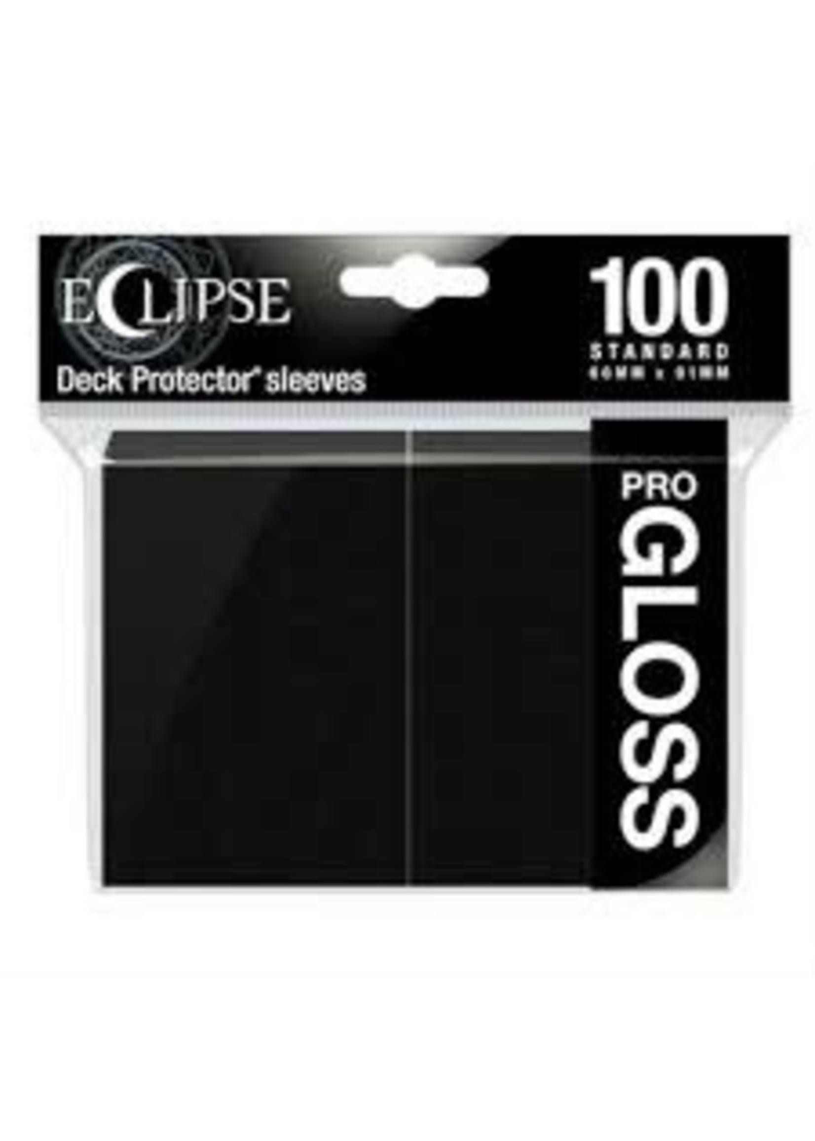 Ultra Pro Deck Protectors: Eclipse Gloss: Jet Black (100)