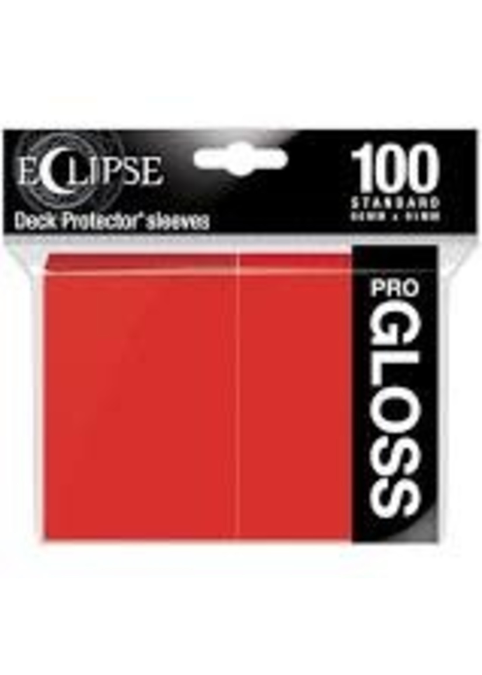 Ultra Pro Deck Protectors: Eclipse Gloss: Apple Red (100)