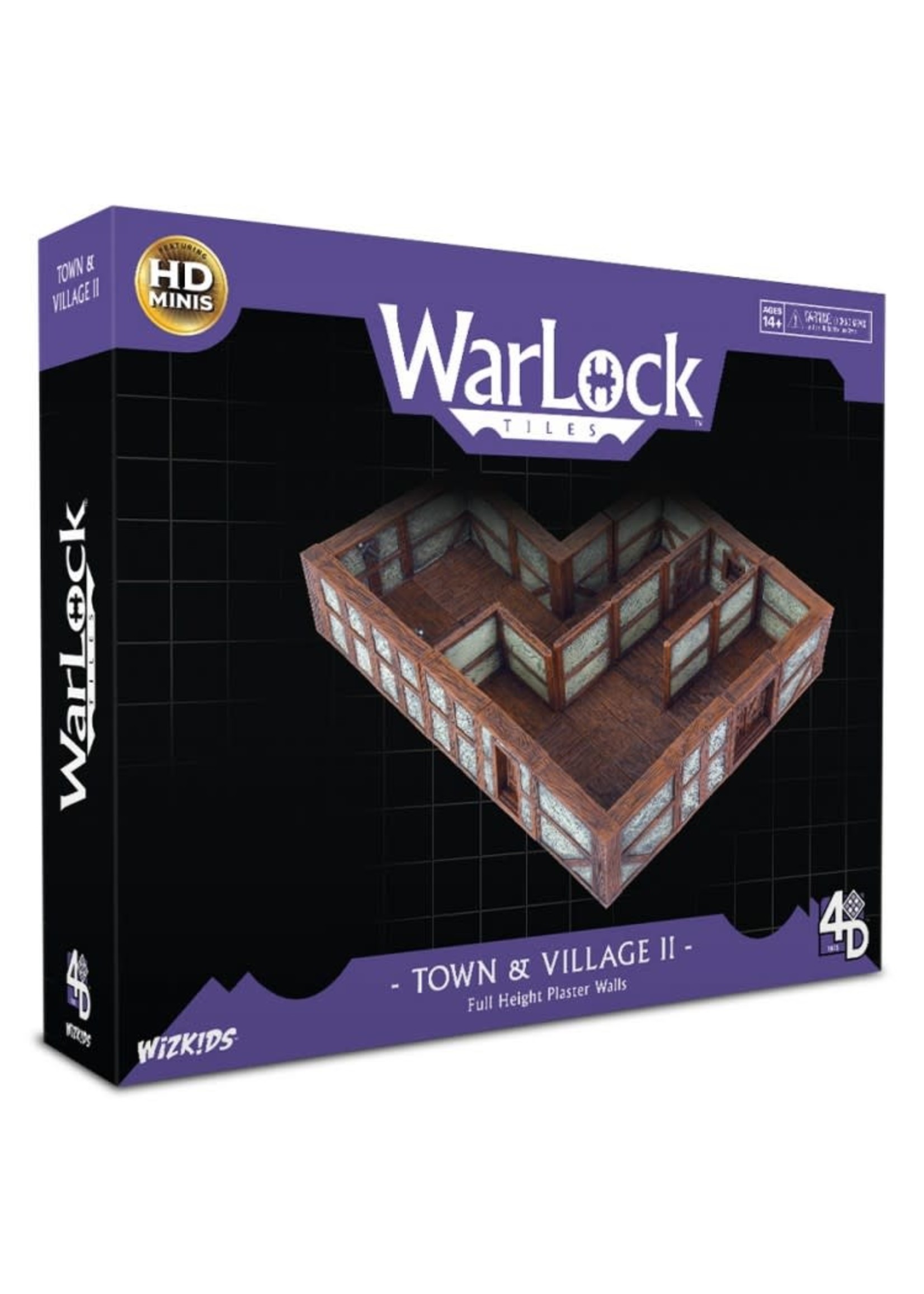 WizKids WarLock Tiles: Town II: Plaster Walls