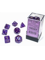 Chessex Borealis Luminary Poly 7 set: Royal Purple w/ Gold