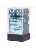 Chessex d6 Cube 16mm Speckled Sea (12)