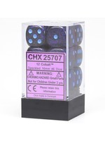 Chessex d6 Cube 16mm Speckled Cobalt (12)