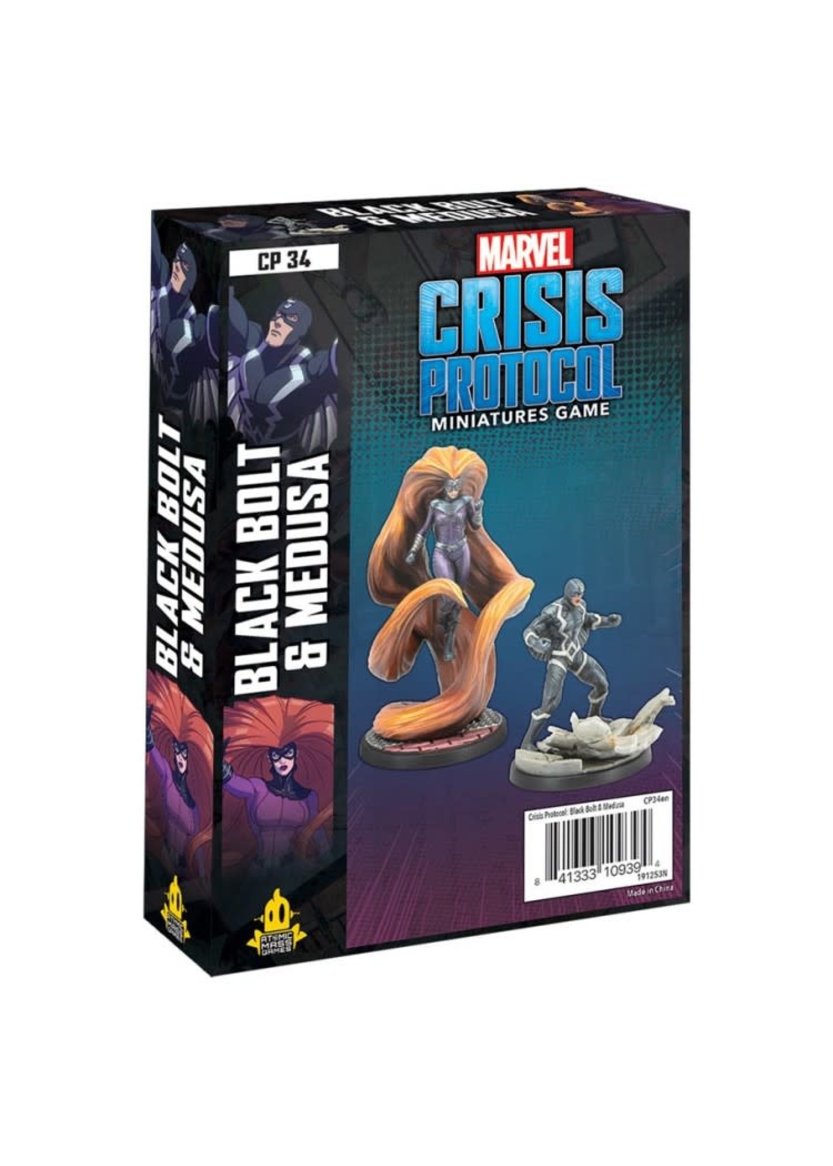 Atomic Mass Games Marvel Crisis Protocol: Black Bolt and Medusa Pack