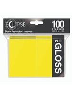 Ultra Pro Deck Protectors: Eclipse Gloss: Lemon Yellow  (100)