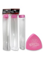 Monster Monster Playmat Tube Clear w/ Pink Top