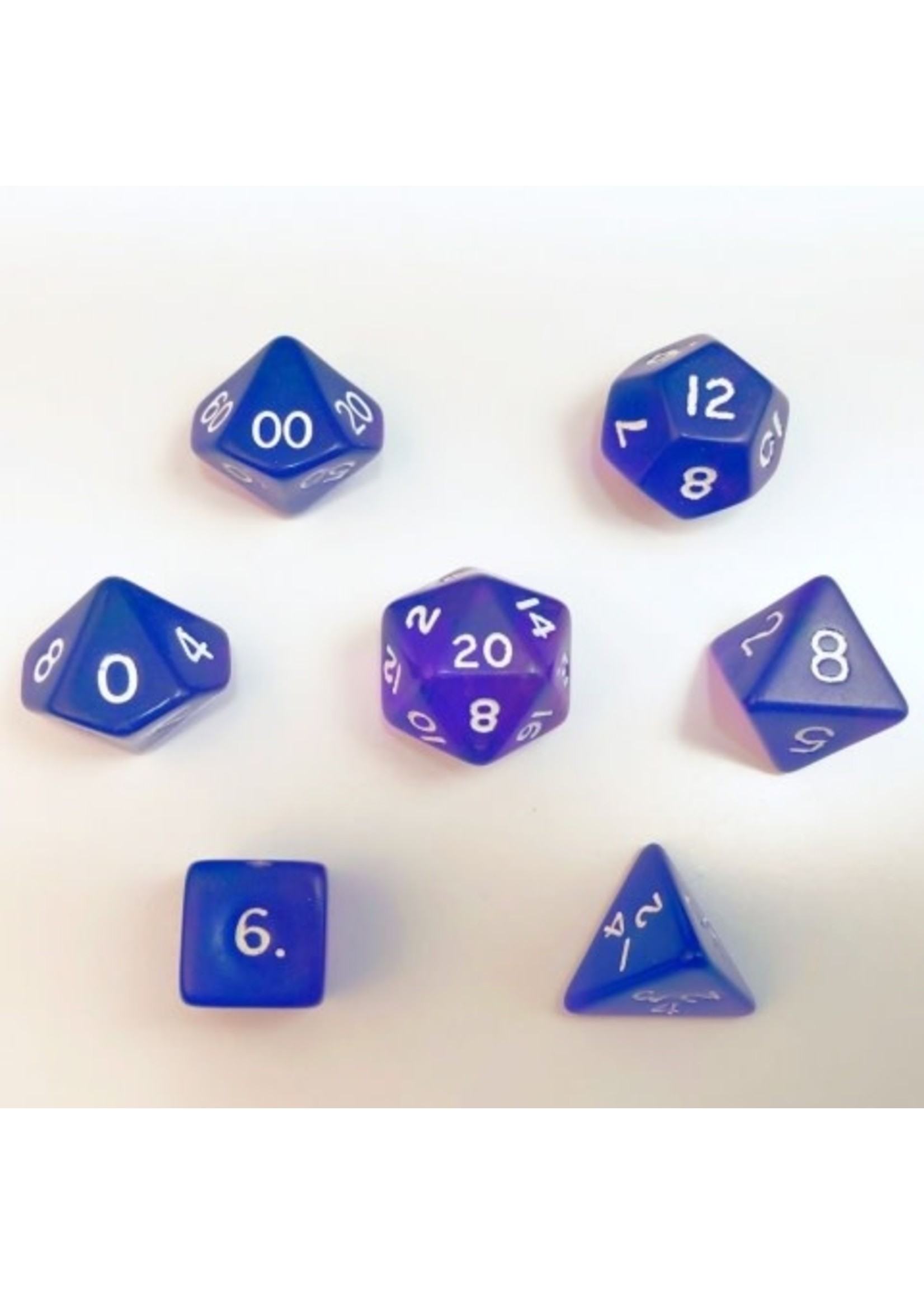 Crystal Caste Translucent 7 set cube: Purple