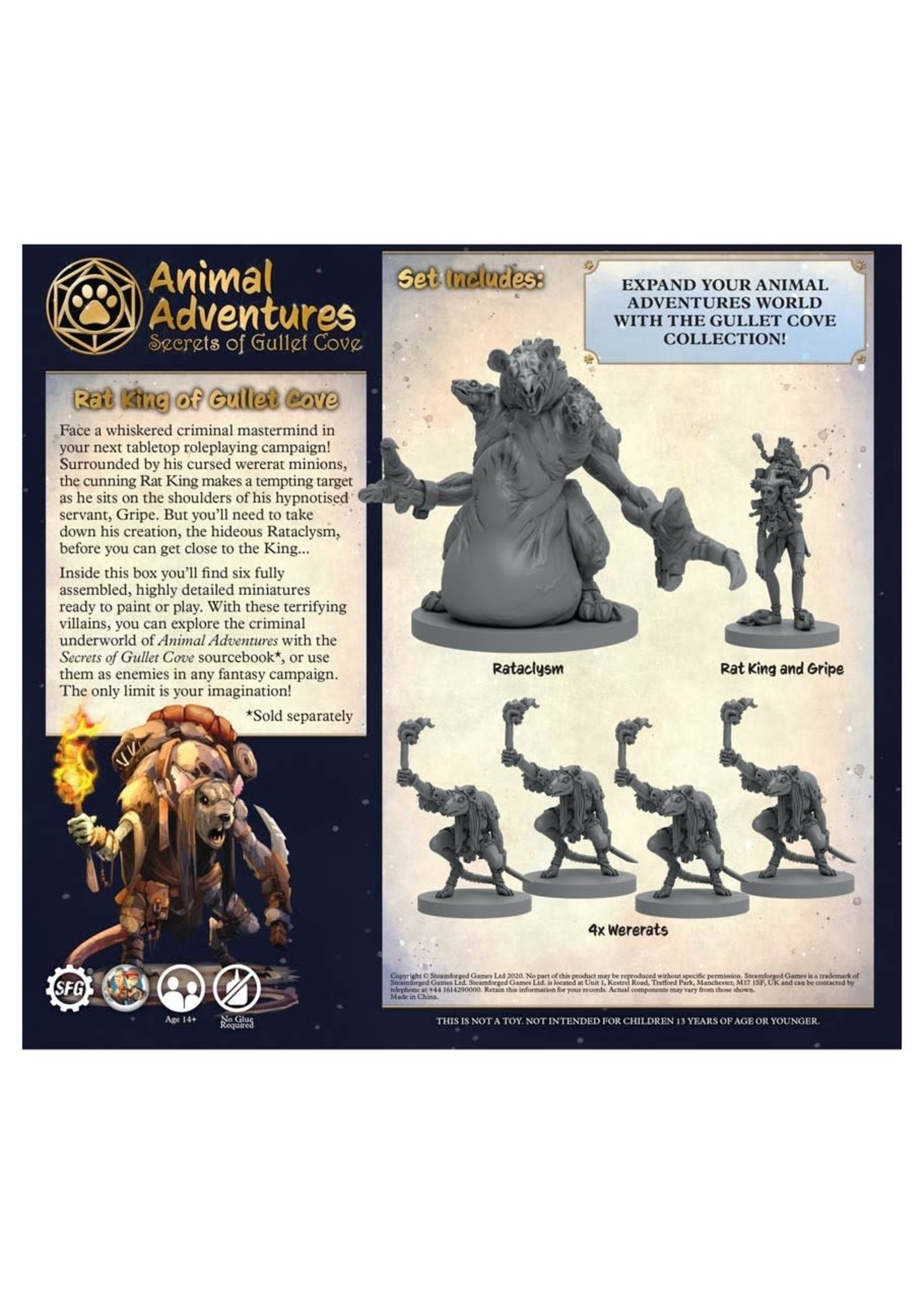 Steamforged Games Animal Adventures: Secrets of Gullet Cove: Rat King