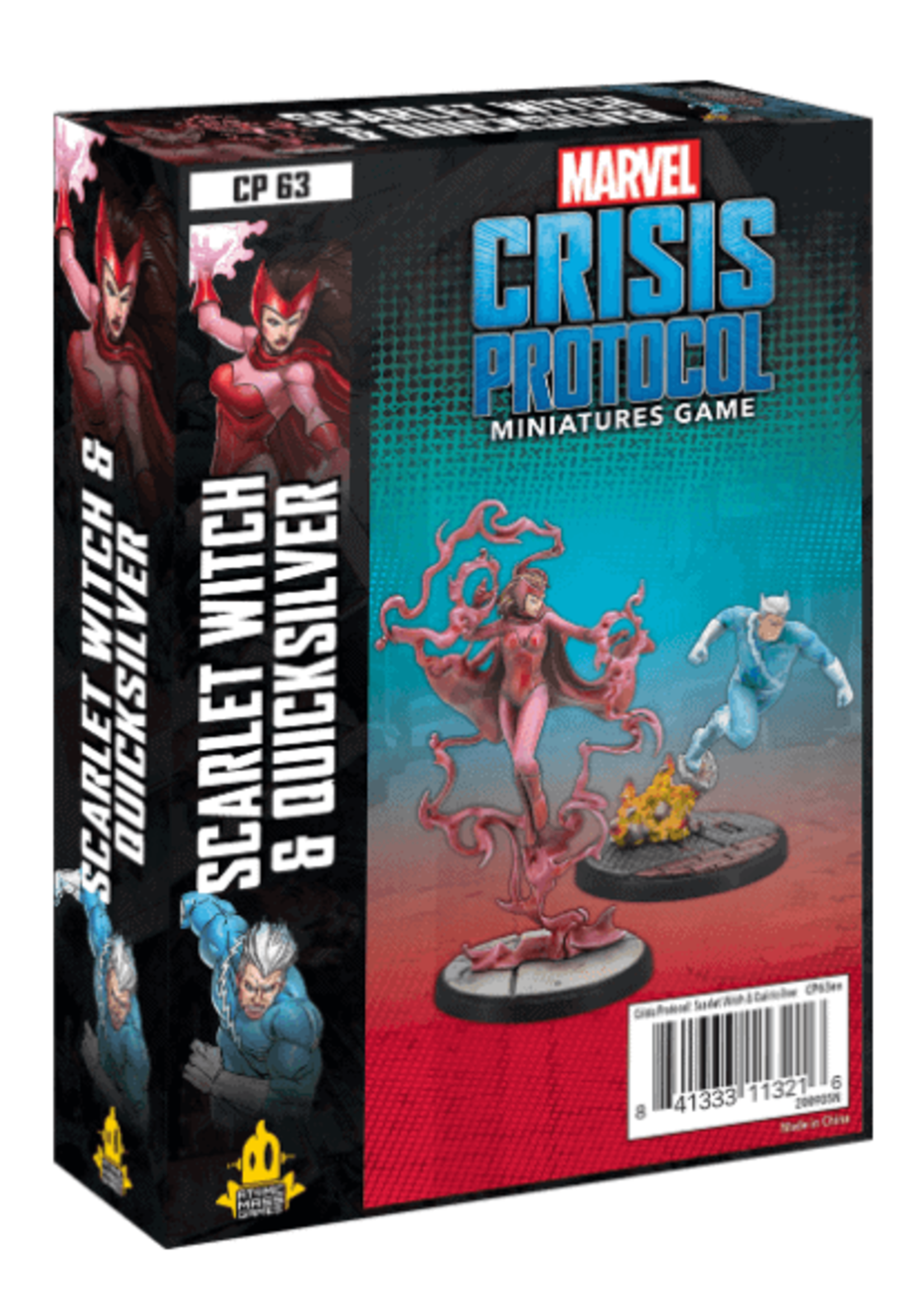 Atomic Mass Games Marvel Crisis Protocol: Scarlet Witch & Quicksilver Pack