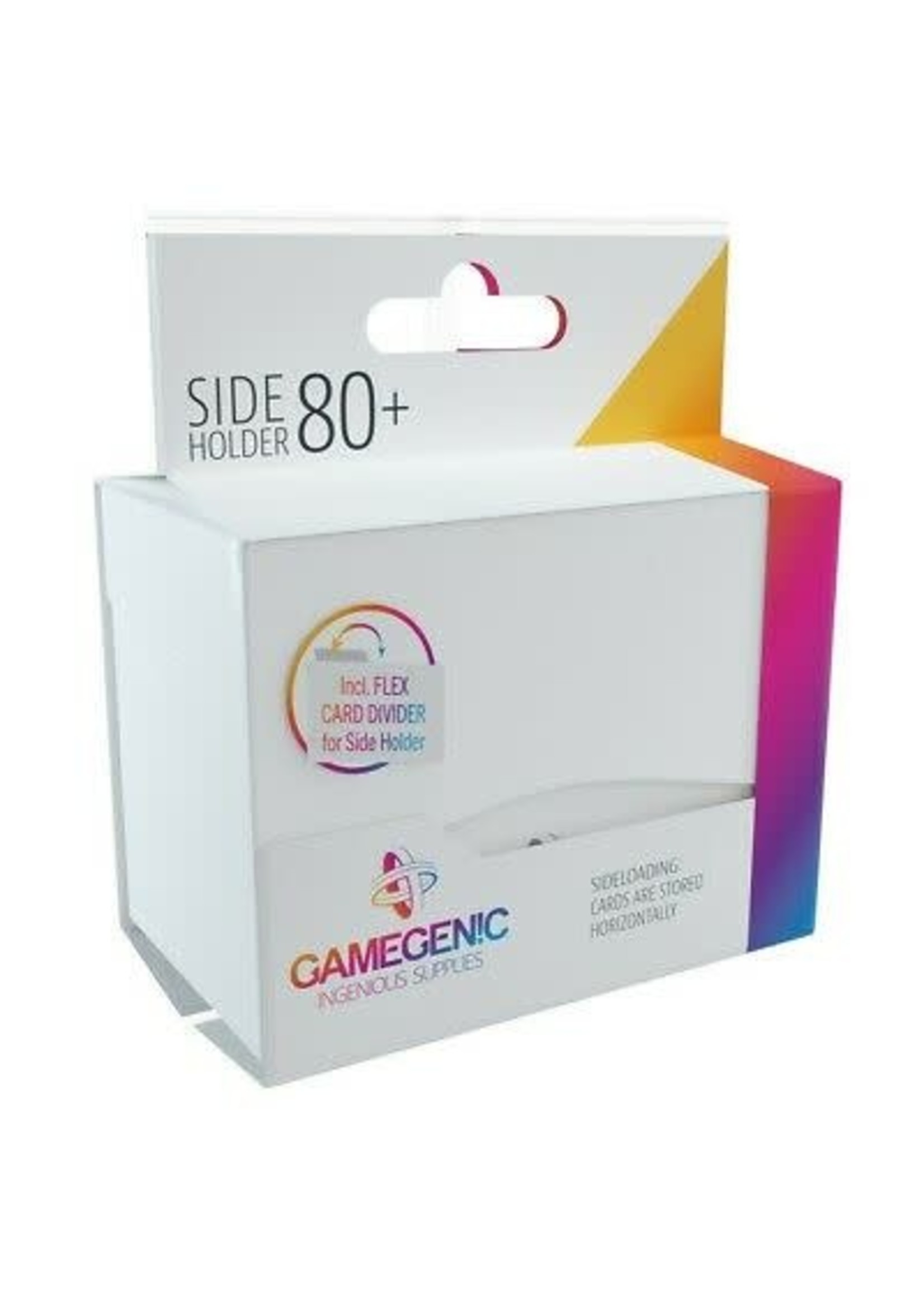 Gamegenic Side Holder Deck Box 80+ White