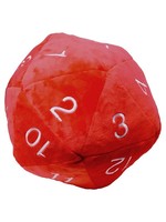 Ultra Pro Jumbo Plush D20 Red/White