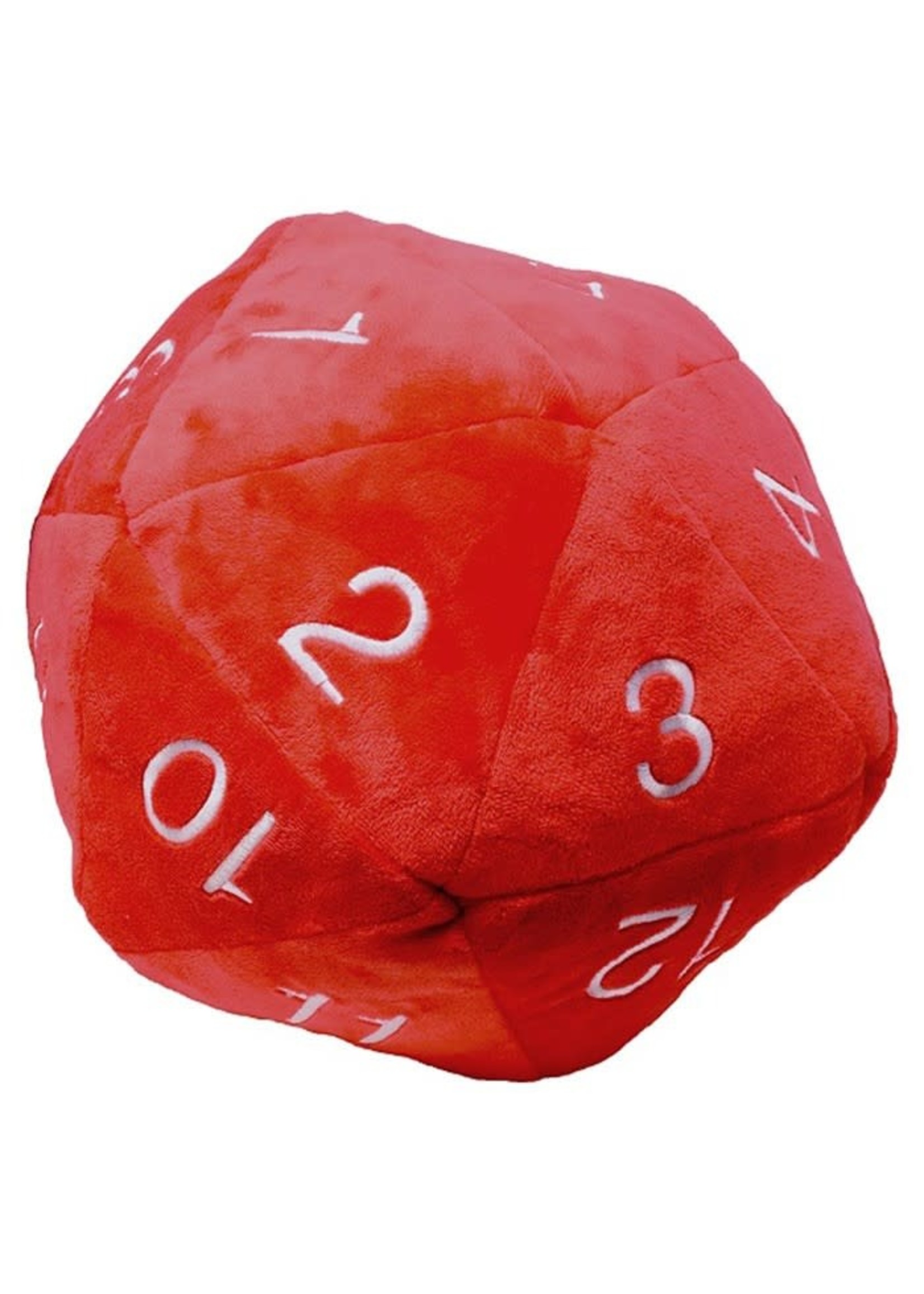 Ultra Pro Jumbo Plush D20 Red/White